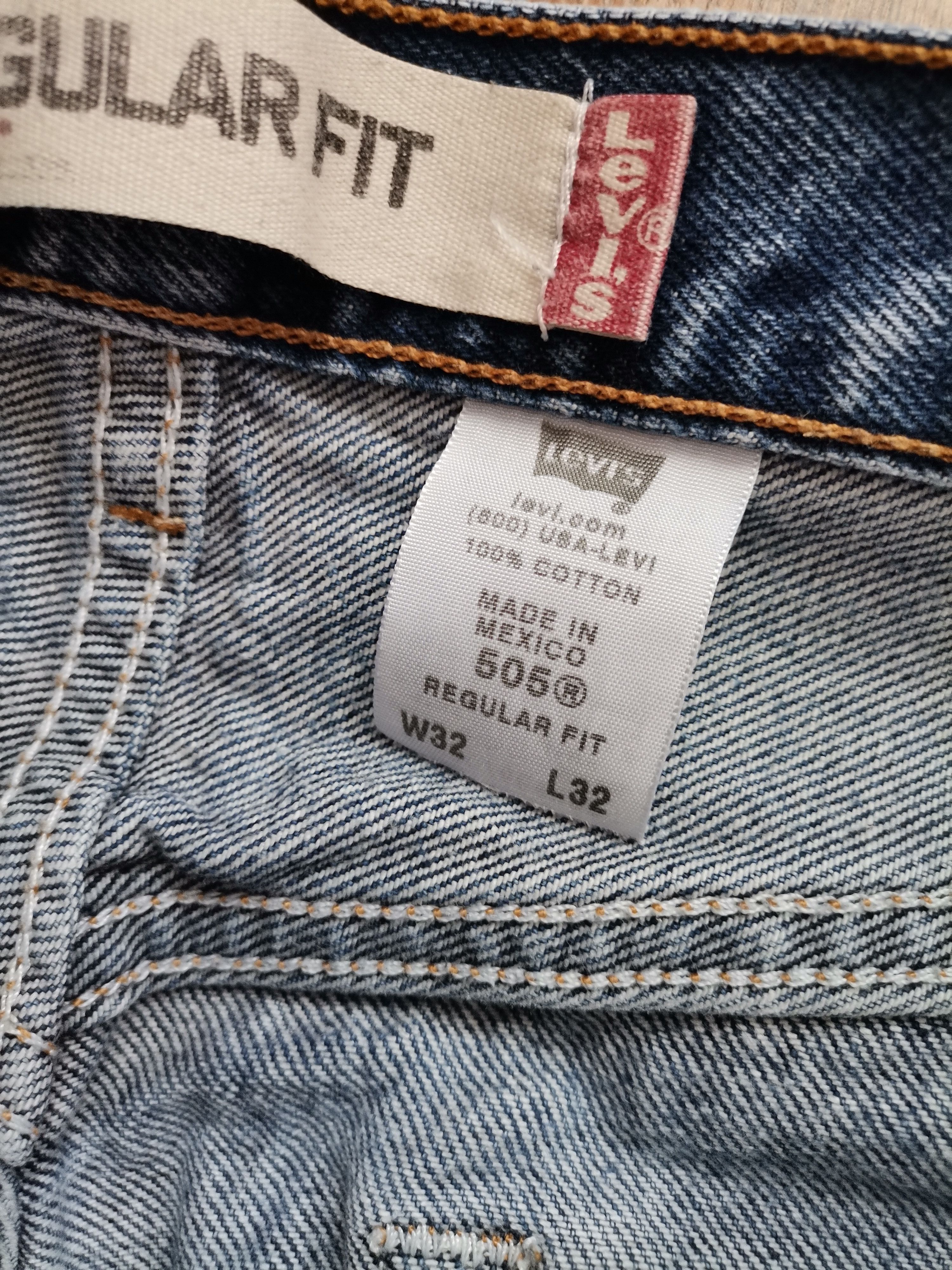 Levi's Vintage Levi's 505 Distressed Japan Archival Washed Jeans Size US 30 / EU 46 - 3 Thumbnail