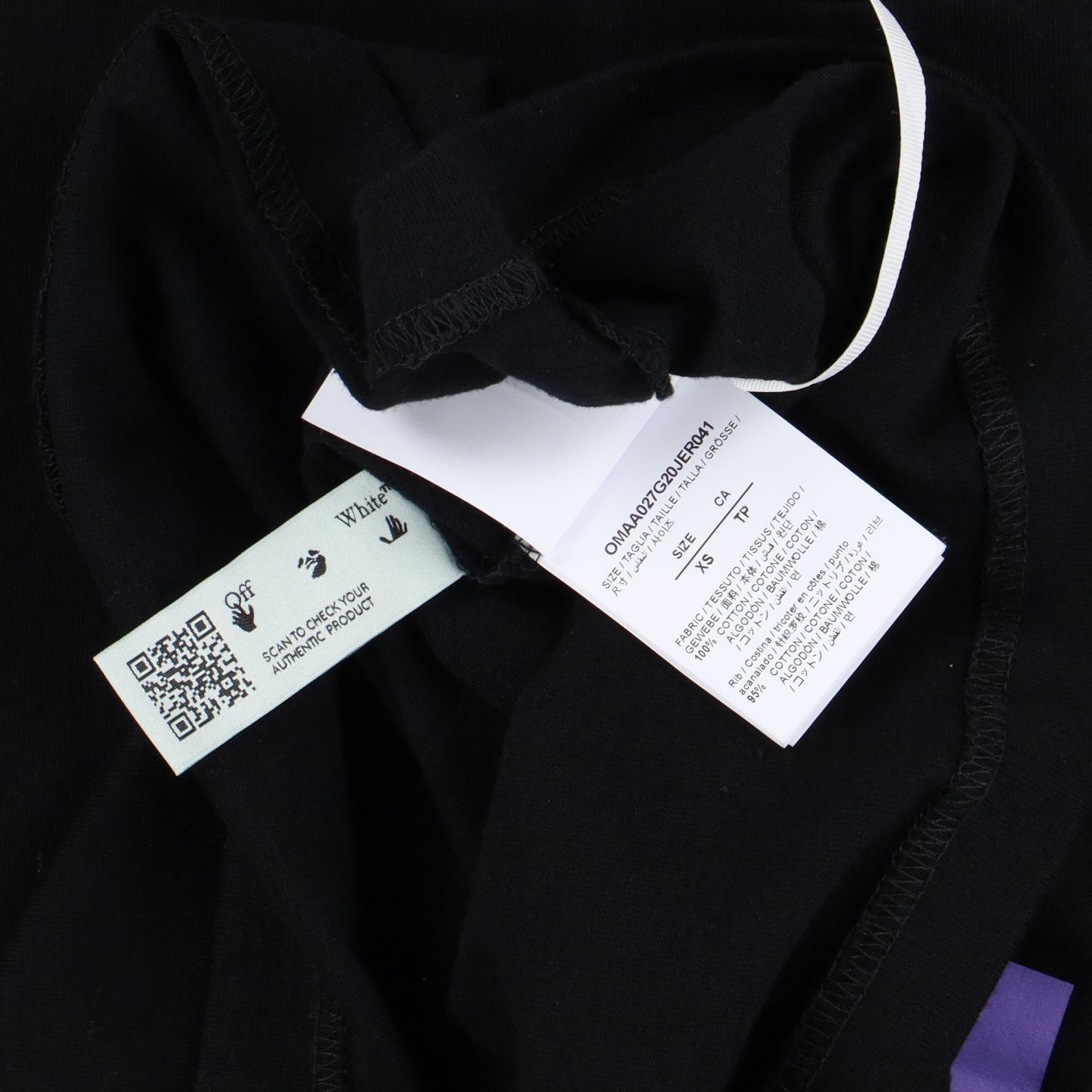 Off-White Black Porto Cervo Exclusive Arrows T-Shirt Size XS / US 0-2 / IT 36-38 - 4 Thumbnail