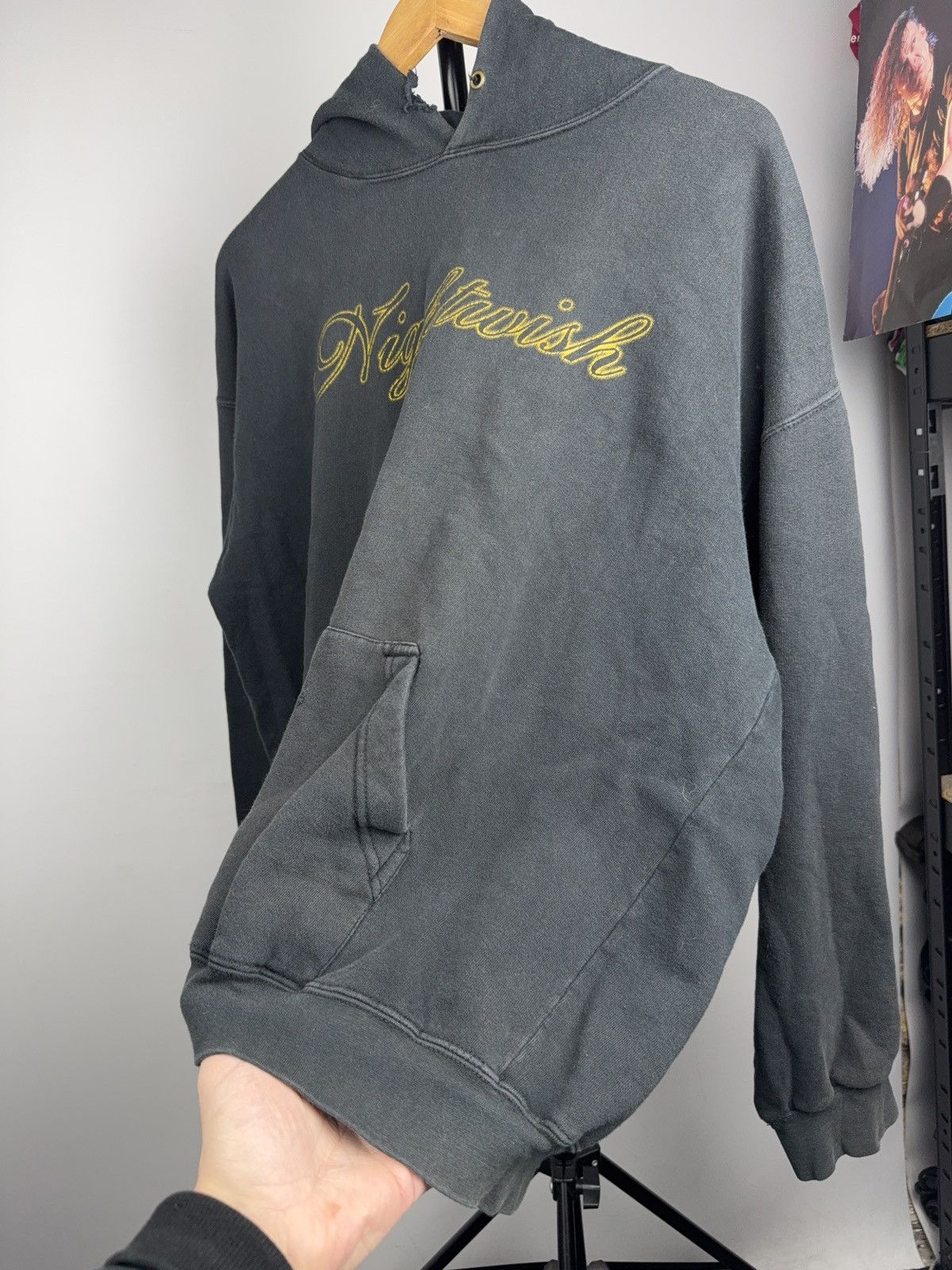 Band Tees 00s Vntg Nightwish 2003 Vintage Hoodie Tarja Era Band Merch Size US L / EU 52-54 / 3 - 9 Thumbnail