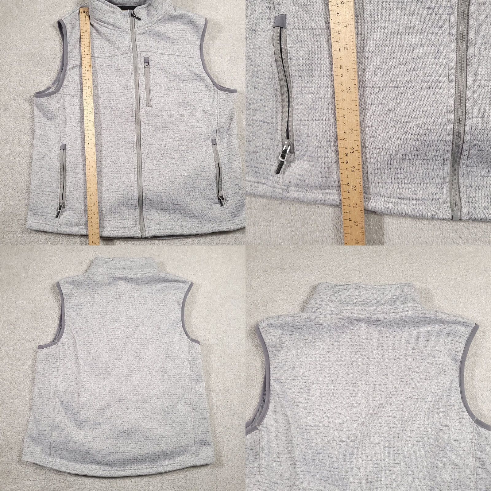 Vintage VINTAGE American Outback Vest Mens XL Gray Full Zip Outdoors Hiking Pockets Mens XL Gray Full Zip Outdoors Hiking Pockets Size US XL / EU 56 / 4 - 8 Thumbnail