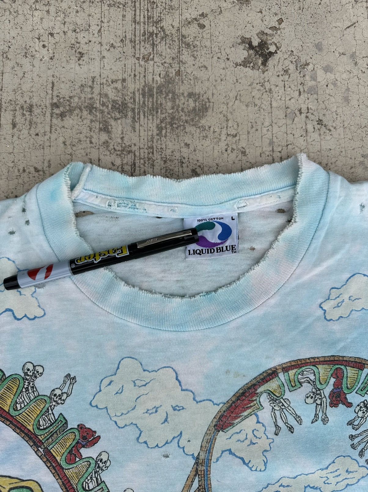 Grateful Dead × Liquid Blue Vintage 1993 Liquid Blue Grateful Dead Tee Size US L / EU 52-54 / 3 - 4 Thumbnail