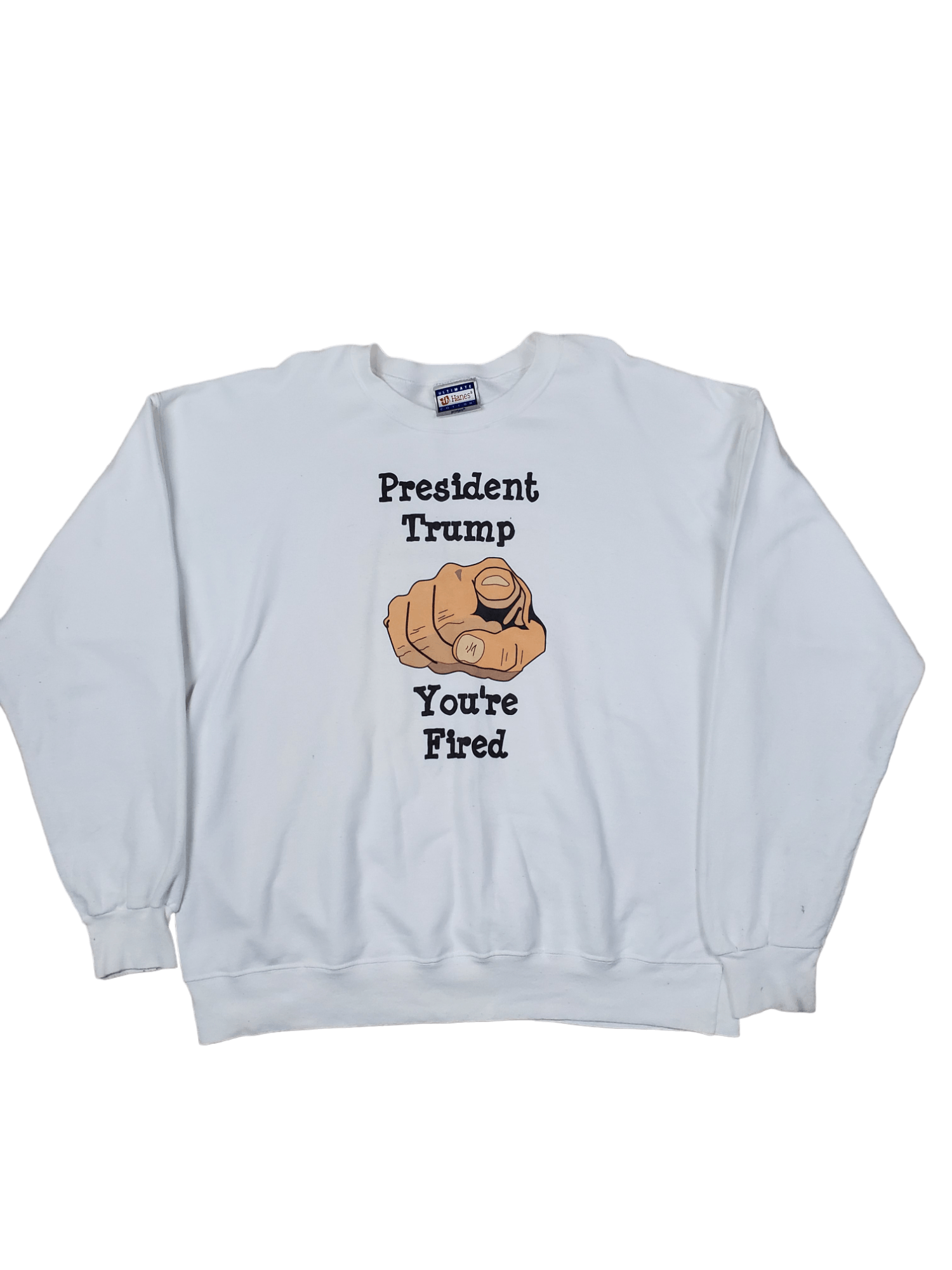 Donald Trump × Hanes × Vintage Vintage President Trump " You Are Fired " Size US XL / EU 56 / 4 - 1 Thumbnail
