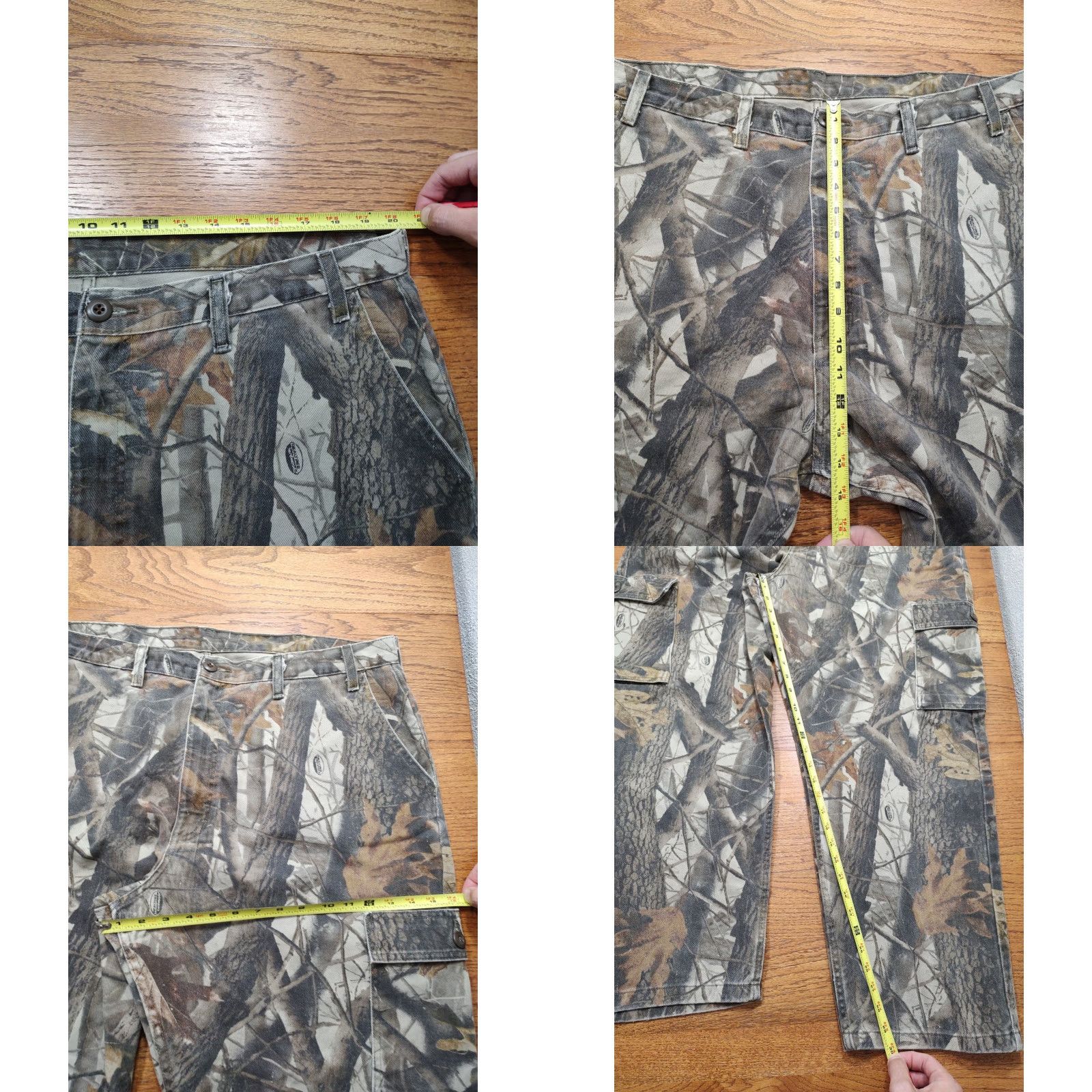 Wrangler VINTAGE Wrangler Realtree Camouflage Cargo Pants Jeans Men 40x30 Camouflage Cargo Pockets 90s Hip Hop USA Style Size US 40 / EU 56 - 9 Thumbnail