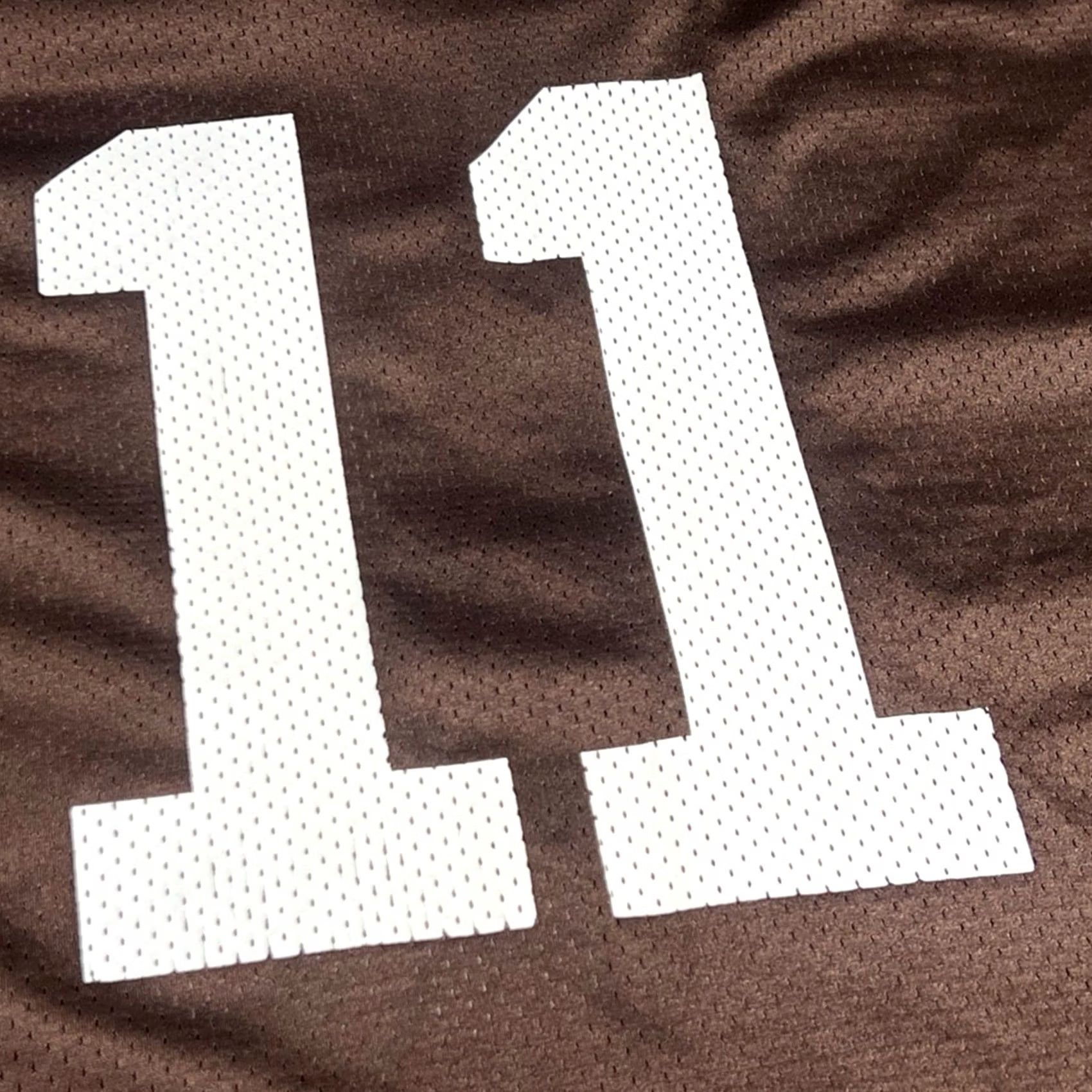 Puma PUMA Ty Detmer Browns Jersey NFL Orange Large Mens T-Shirt Cleveland Browns Football Jersey Mens Large Browns NFL Jersey Gray/Brown Size US L / EU 52-54 / 3 - 4 Thumbnail