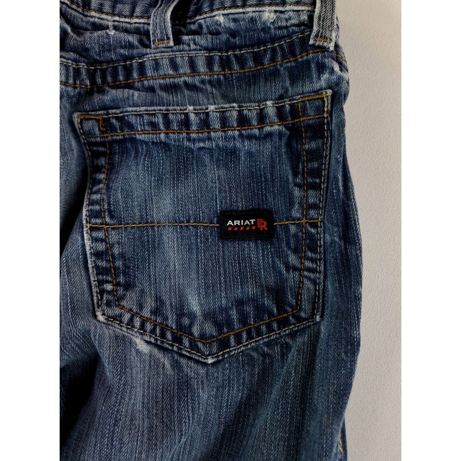 Ariat Ariat FR Jeans Low Rise M4 Boot Cut Blue Mens 33x34 32x34 Inseam 33 Bootcut Jeans Size US 32 / EU 48 - 6 Thumbnail