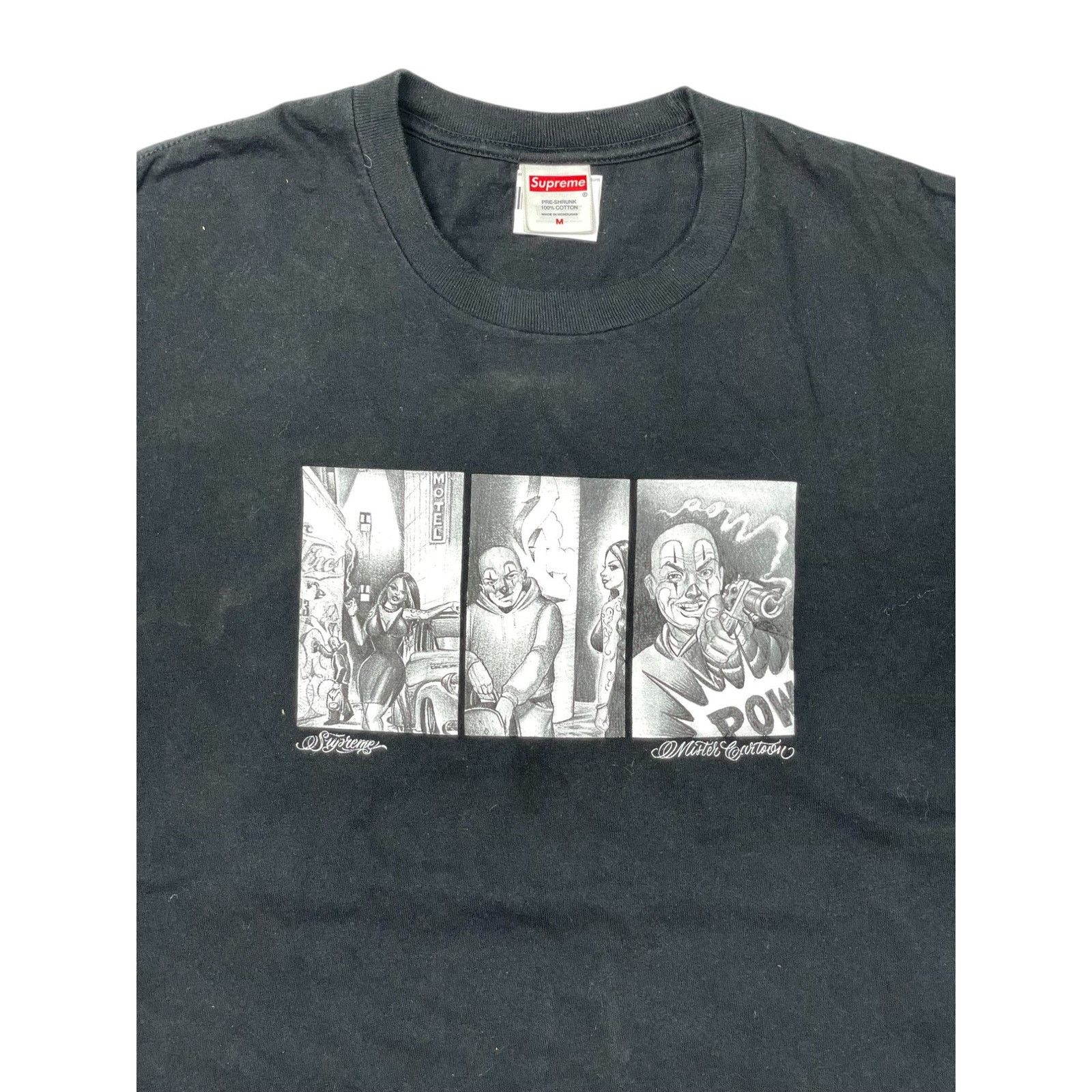Supreme Supreme Comic Black Tee Size US M / EU 48-50 / 2 - 3 Thumbnail
