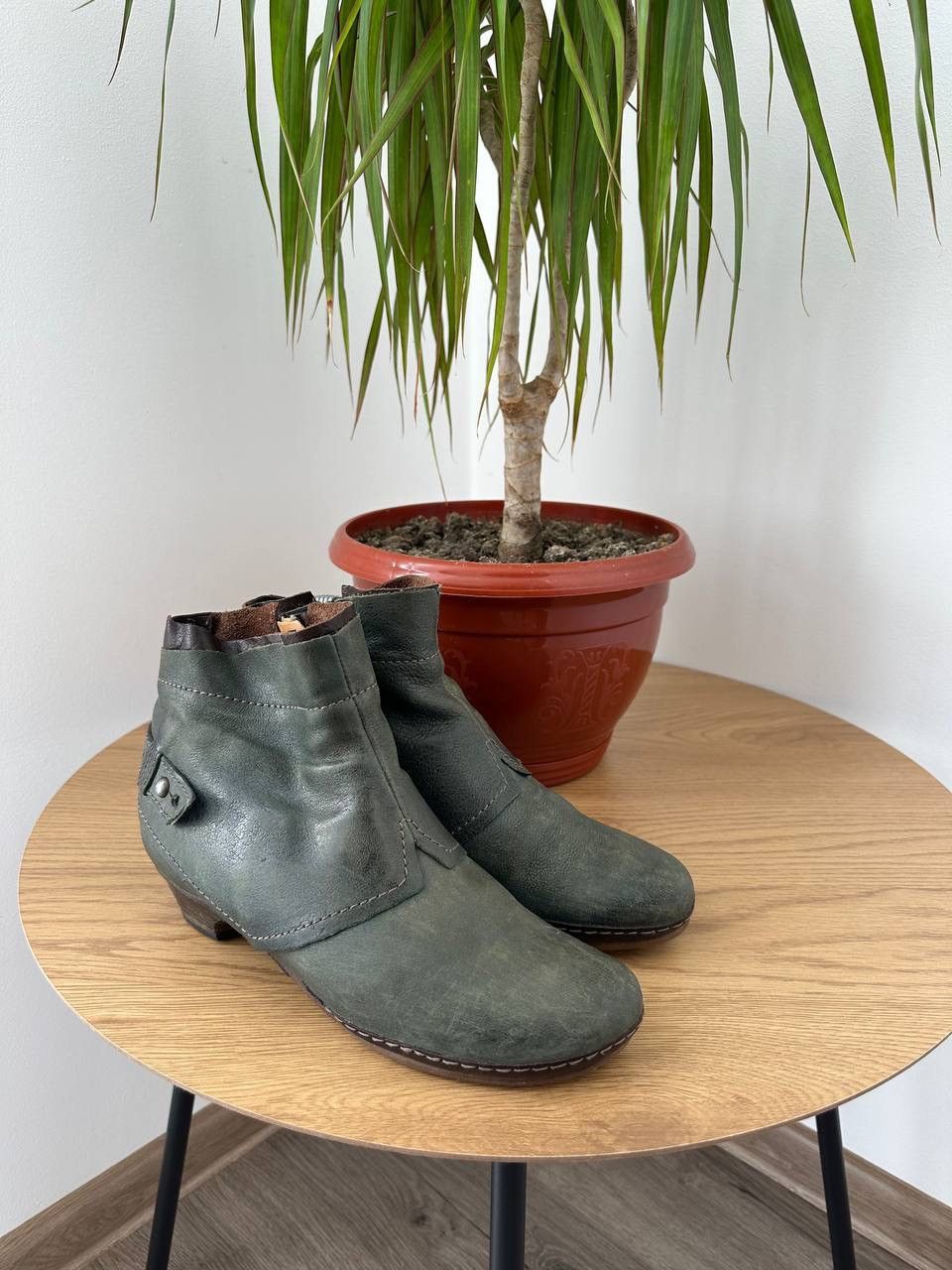 A.S.98 × Japanese Brand × Vintage Vintage A.S.98 Airstep Japanese Leather Green Zip Shoes Size US 6 / IT 36 - 9 Thumbnail