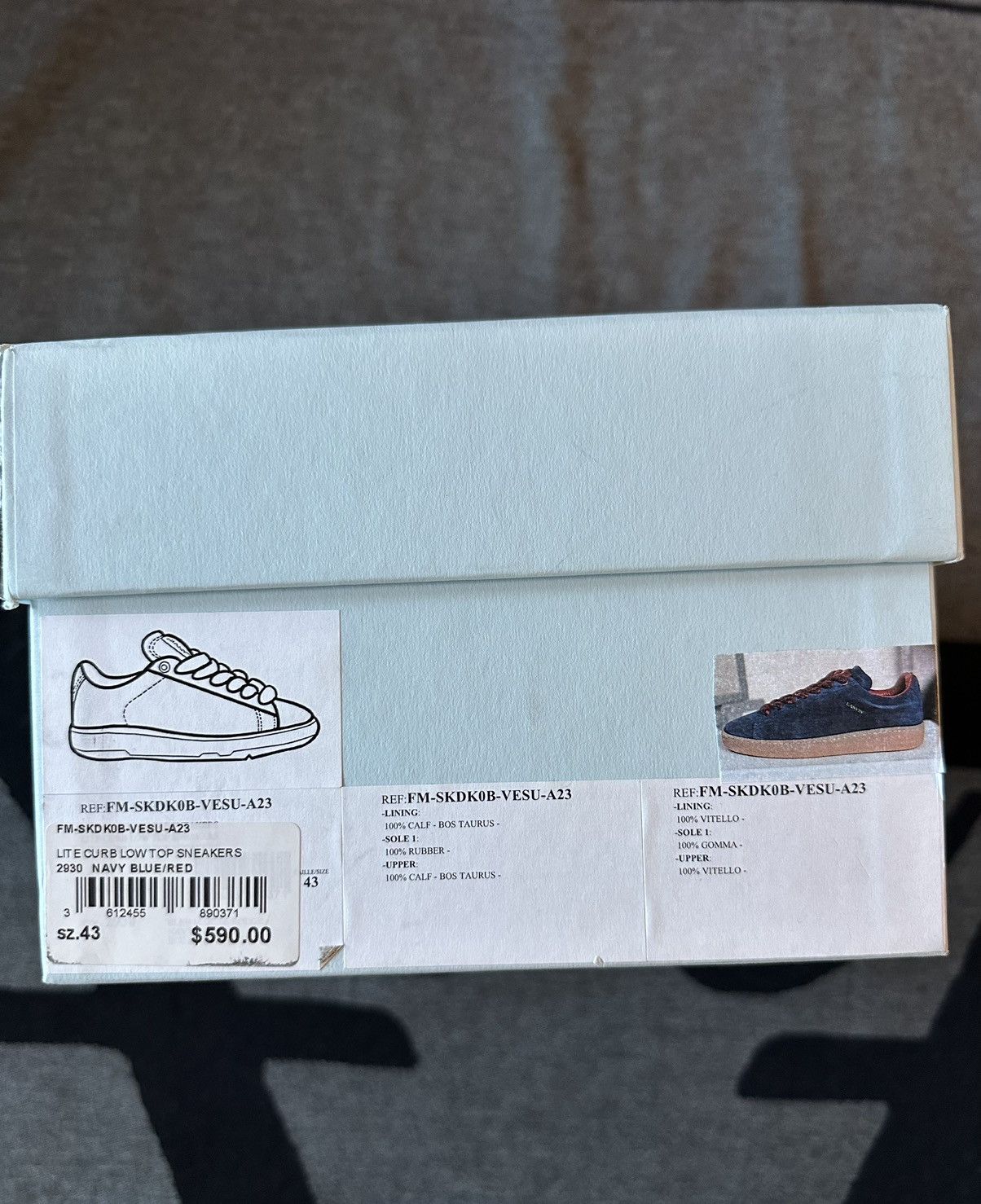 Lanvin Lanvin lace-up low-top sneakers Size US 10 / EU 43 - 12 Thumbnail