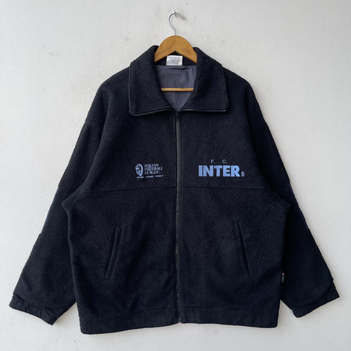 Kappa Vtg 90s Inter Milan F.C. Kappa x Phenix Fleece Jacket Size US L / EU 52-54 / 3 - 1 Thumbnail