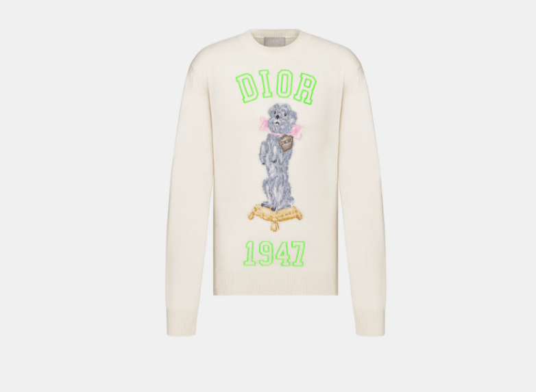 Dior o1w1db11225 483M64 Bobby Sweater in Ecru Size US M / EU 48-50 / 2 - 1 Thumbnail