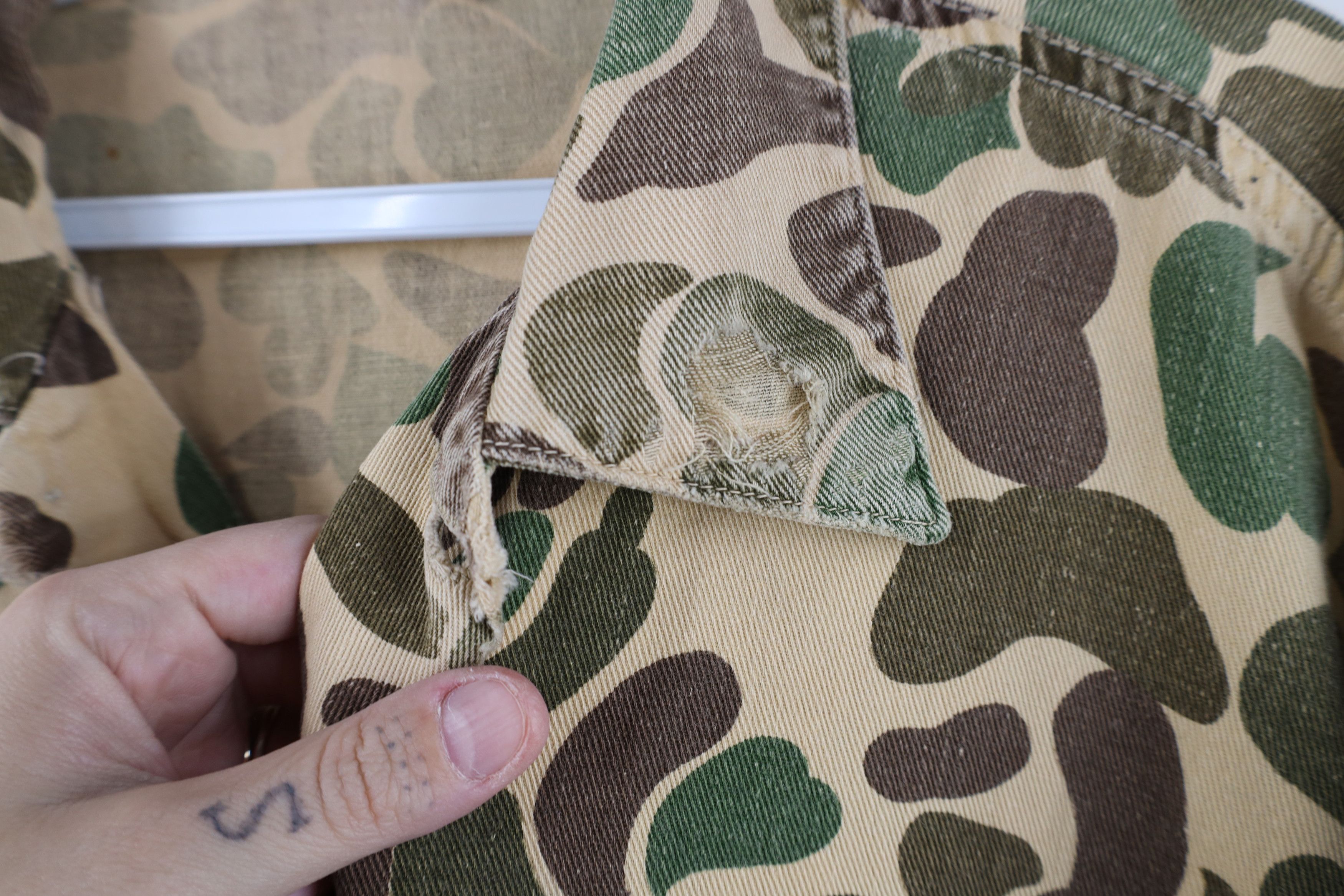 Vintage Vintage 70s Streetwear Frogskin Camouflage Field Jacket USA Size US XXL / EU 58 / 5 - 7 Thumbnail