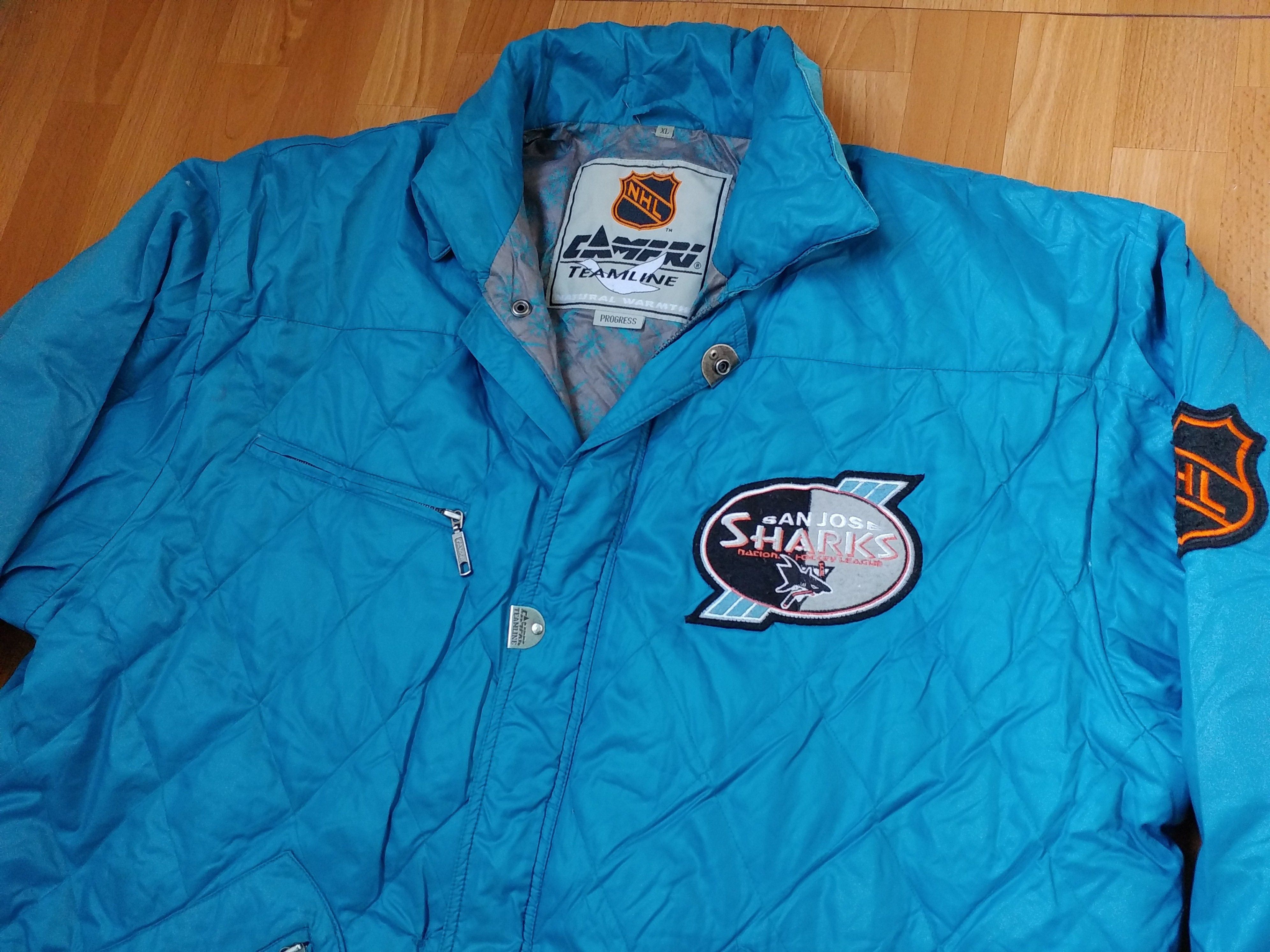 NHL × Vintage NHL San Jose Sharks jacket, vintage Campri Teamline, 90s L Size US L / EU 52-54 / 3 - 11 Thumbnail