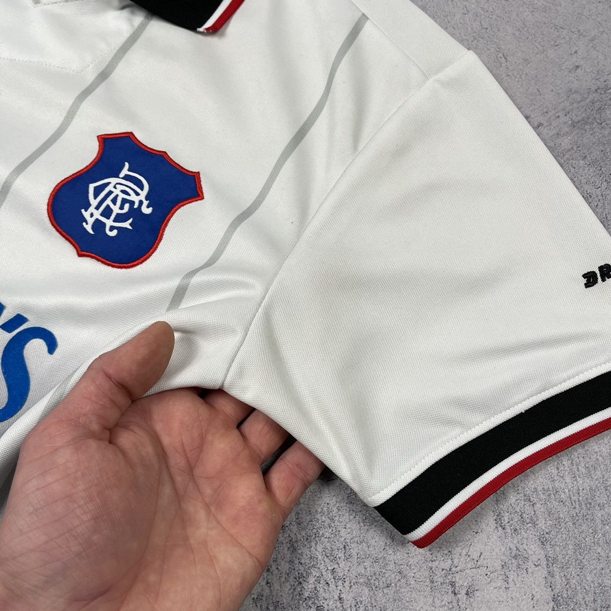 Nike Vintage Nike Glasgow Rangers bootleg soccer jersey tee 97/98 Size US M / EU 48-50 / 2 - 16 Thumbnail