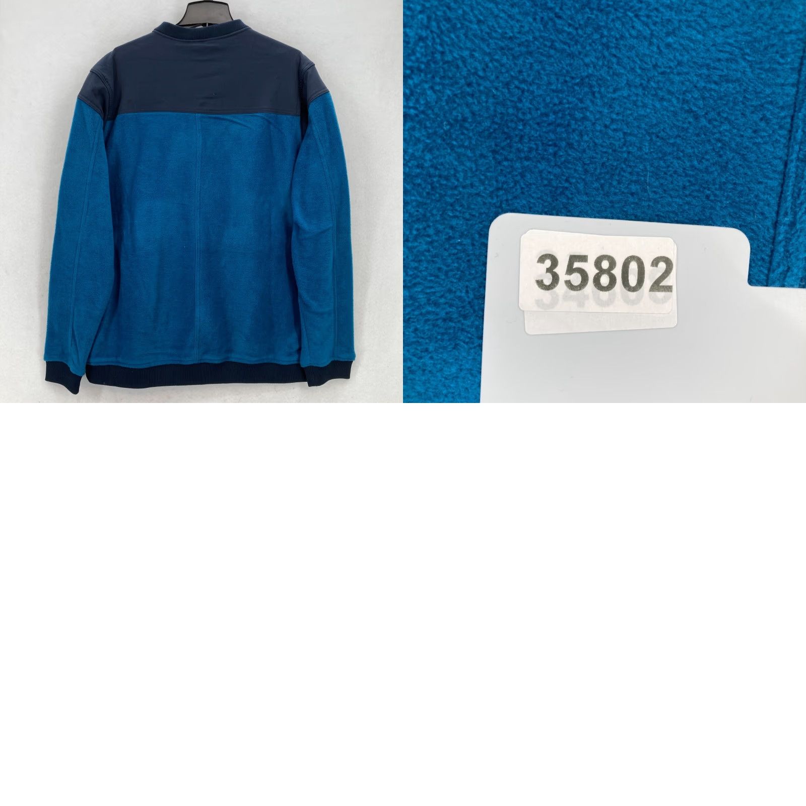 Wrangler Wrangler ATG All Terrain Gear Fleece Full Zip Jacket Mens XLT Blue Hiking Camp Jacket Size US XL / EU 56 / 4 - 9 Thumbnail