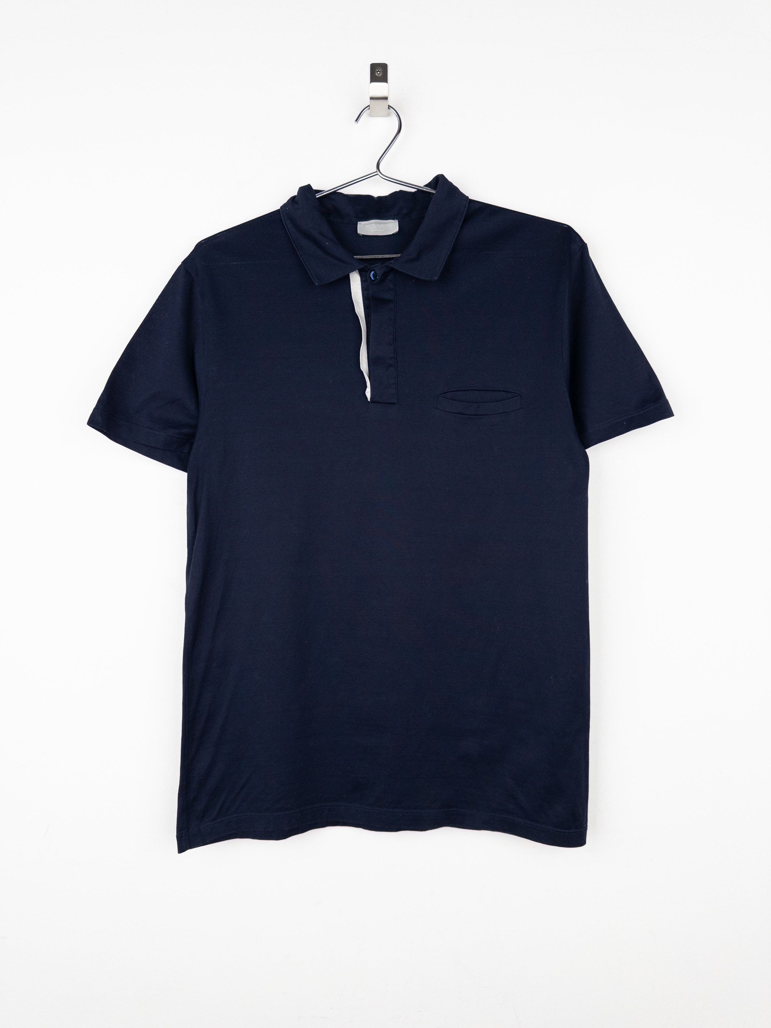 Dior × Hedi Slimane SS05 Rugby Polo Shirt | Grailed