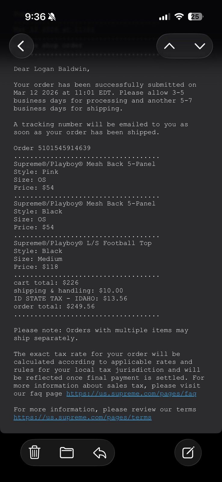 Playboy × Supreme Supreme playboy trucker hat Size ONE SIZE - 3 Thumbnail