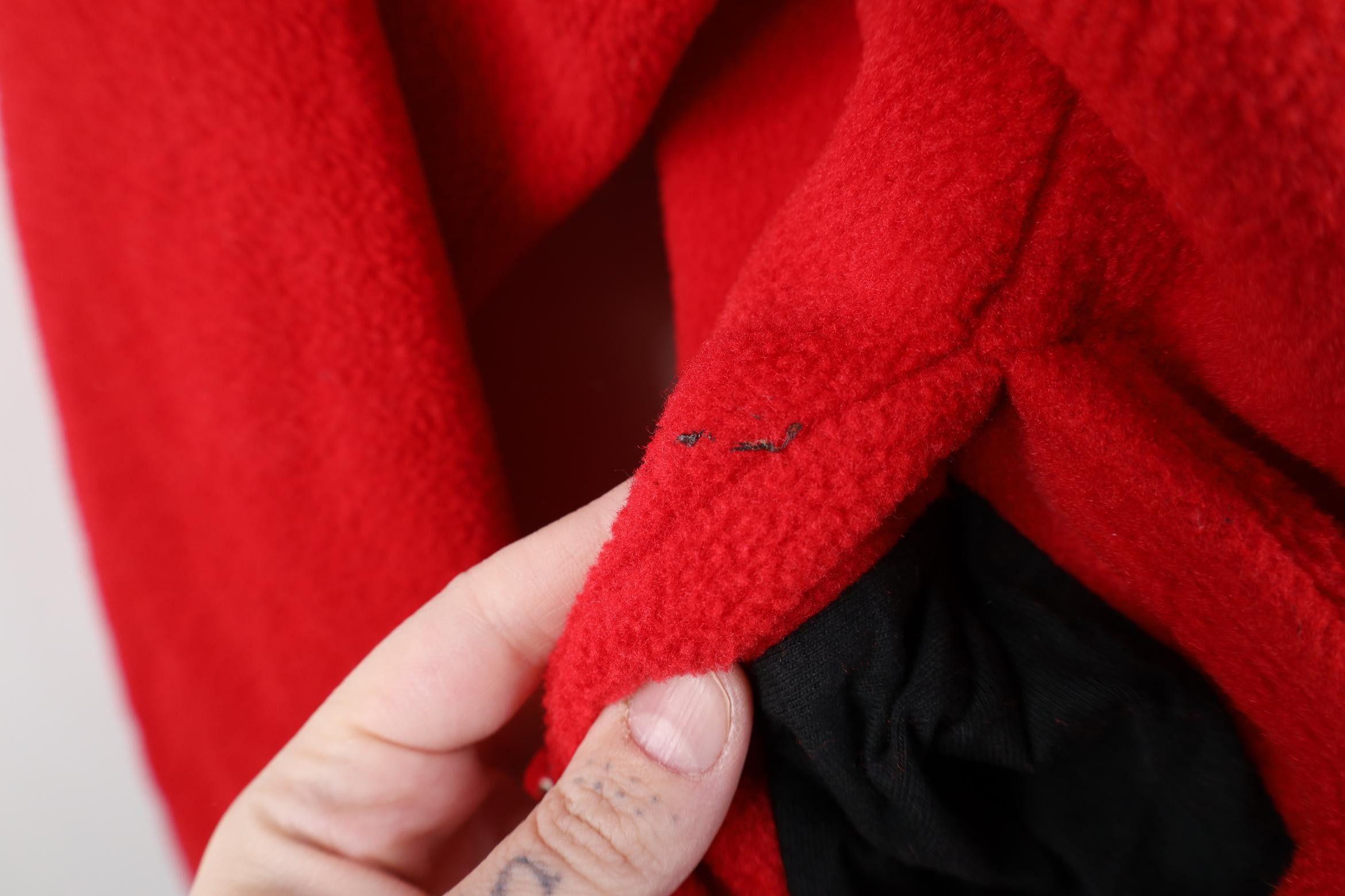 Russell Athletic Vintage 90s Russell Athletic Button Fleece Sweater Red USA Size US L / EU 52-54 / 3 - 9 Thumbnail