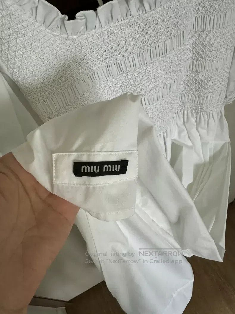 Miu Miu Miu Miu 36 法式露背连衣裙 Size S / US 4 / IT 40 - 5 Thumbnail