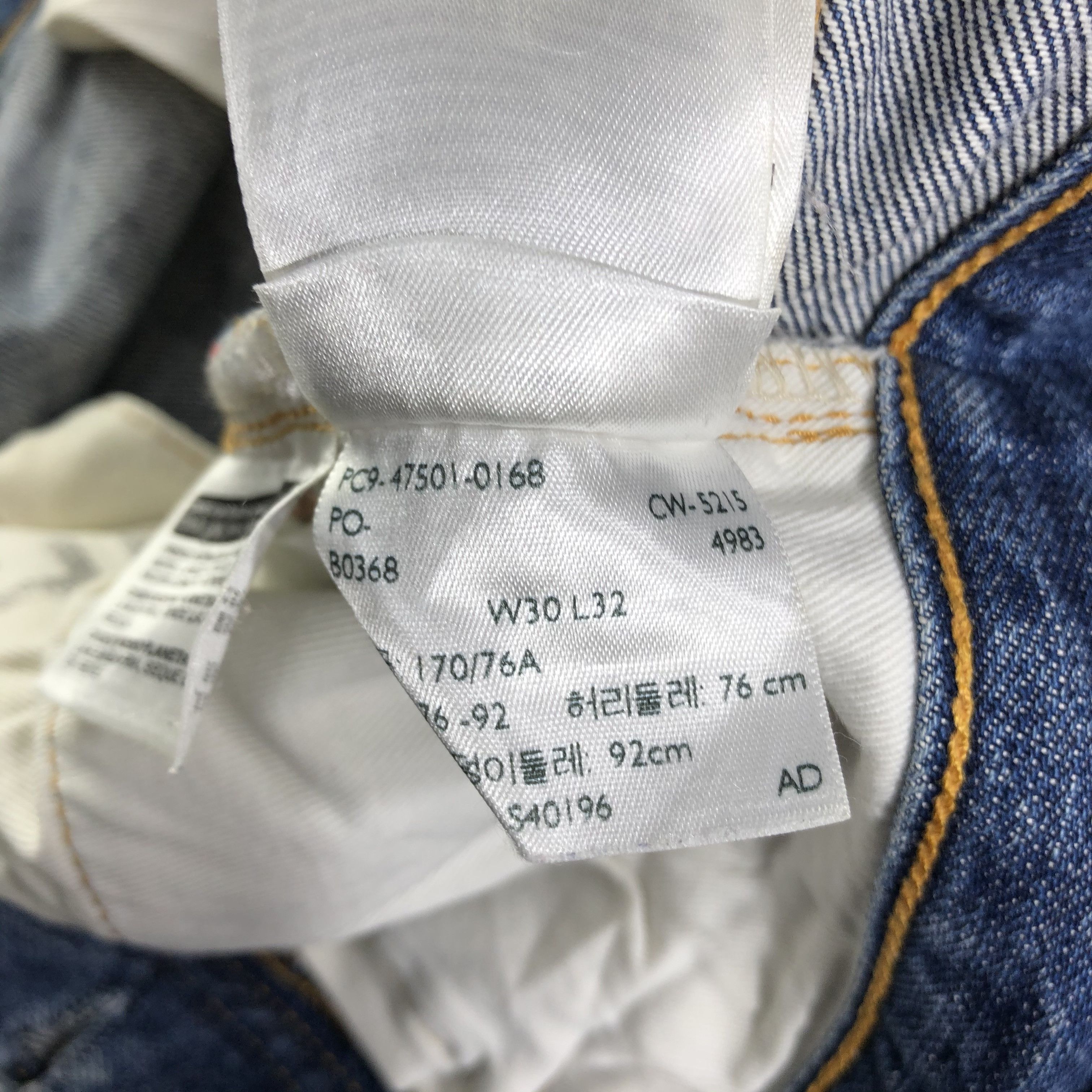 Levi's × Vintage Vintage 90s Levis 501 Selvedge Jeans-JM3560 Size US 31 - 12 Thumbnail