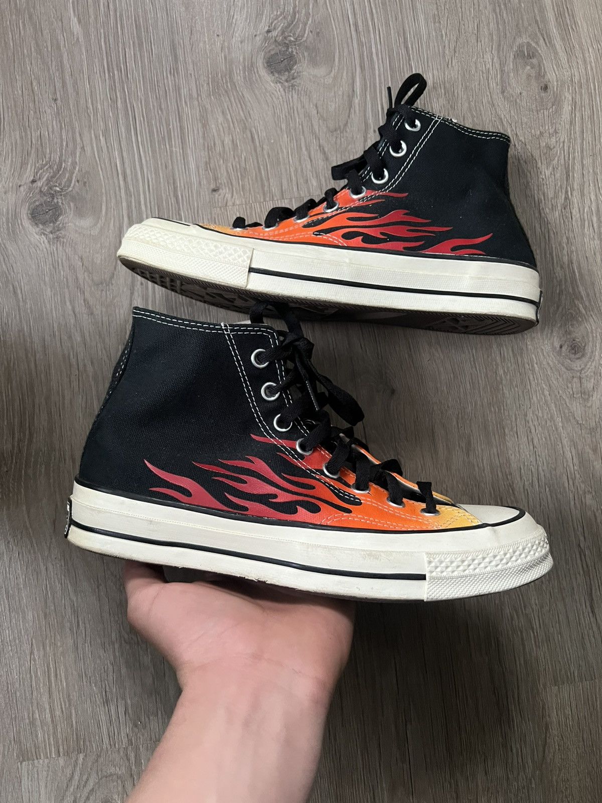 Converse × Japanese Brand Converse all stars fire shoes Size US 7.5 / EU 40-41 - 1 Thumbnail