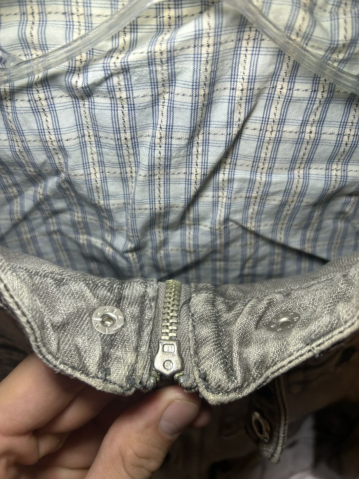 Vintage Vintage BS2B “bondage” cargo denim jacket Size US L / EU 52-54 / 3 - 14 Thumbnail