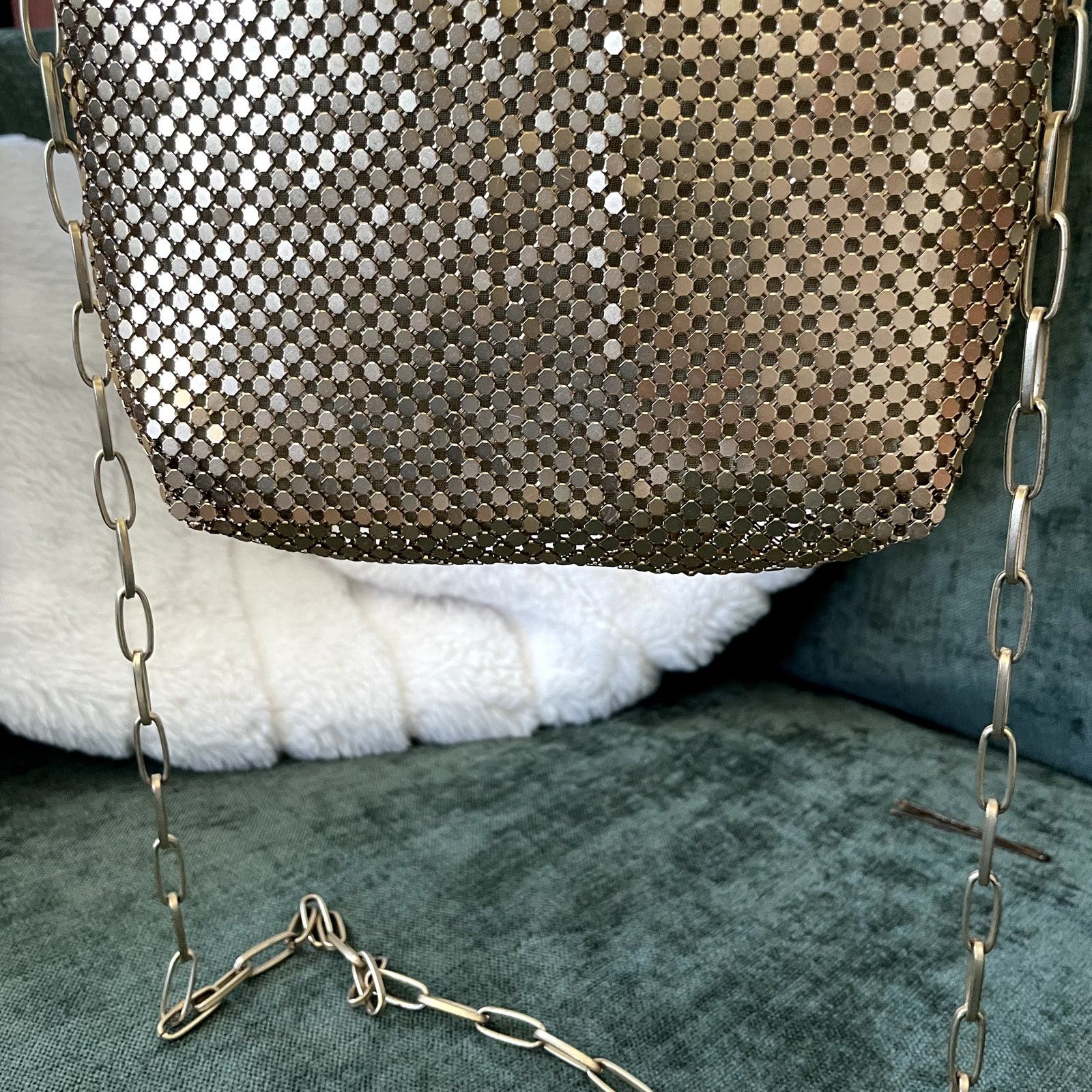 Vintage Vintage MCM Gold Mesh Metallic Chain Link Shoulder Bag Size ONE SIZE - 5 Thumbnail