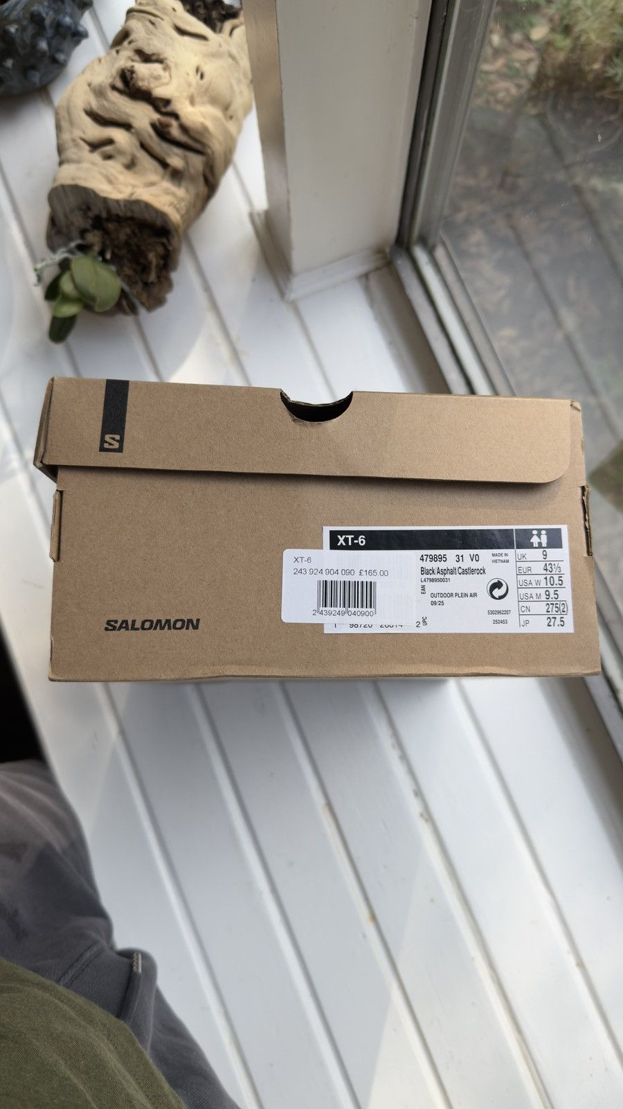 Salomon XT-6 Black/Asphalt/Castlerock 9.5M Size US 9.5 / EU 42-43 - 8 Thumbnail