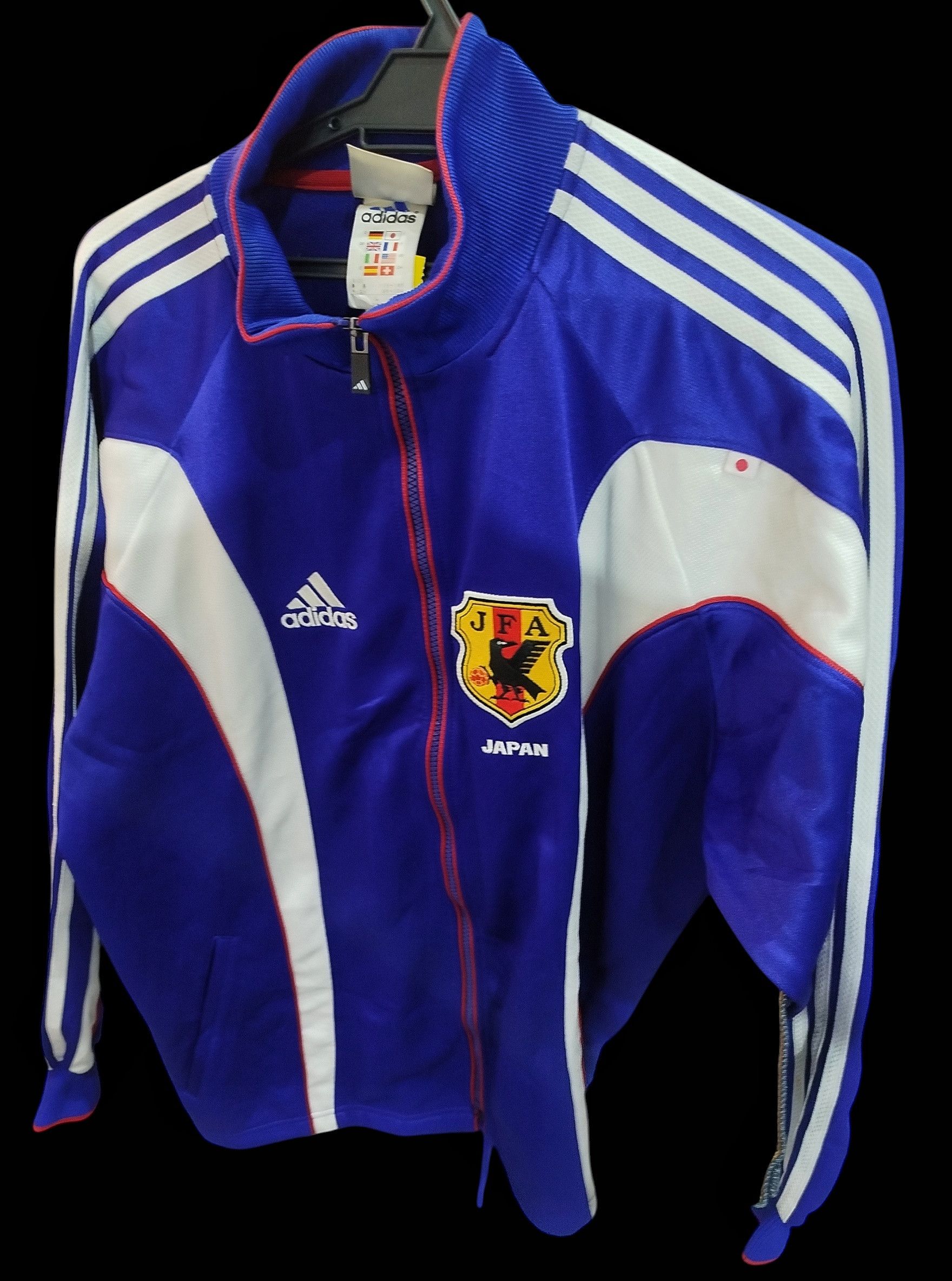 Adidas Vintage tracktop adidas japan JFA jacket 90s 00s Size US L / EU 52-54 / 3 - 1 Thumbnail