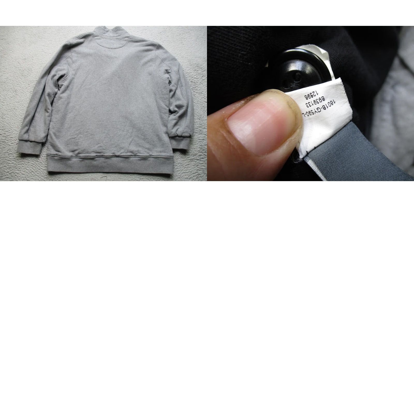 Bonobos Bonobos Jacket Mens L Gray Fleece Bomber Stand Collar Button Zip Pockets Slim Casual Travel Size US L / EU 52-54 / 3 - 8 Thumbnail