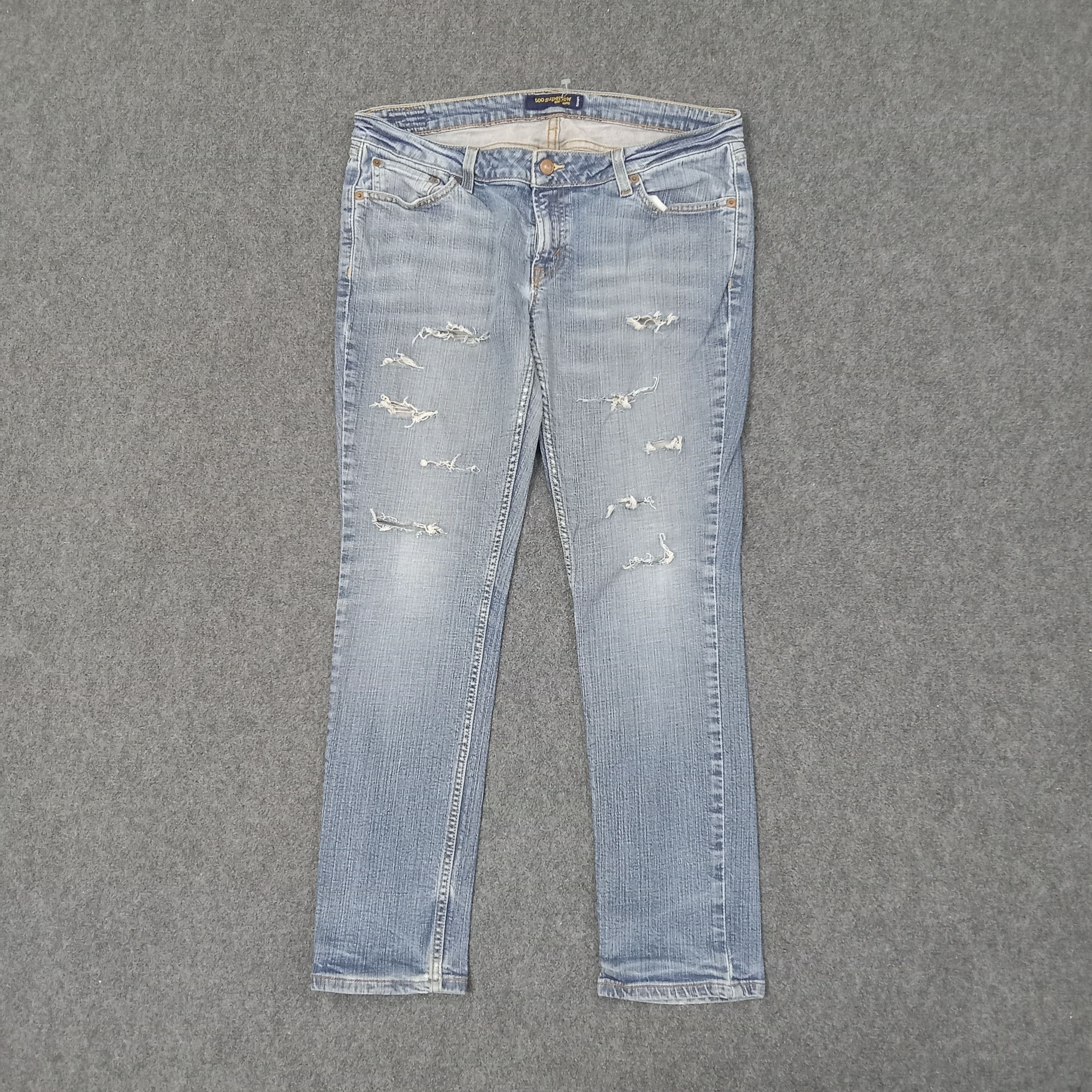 Levi's Levi's American Distressed Style Denim Jeans C244N9 Size US 34 / EU 50 - 1 Thumbnail