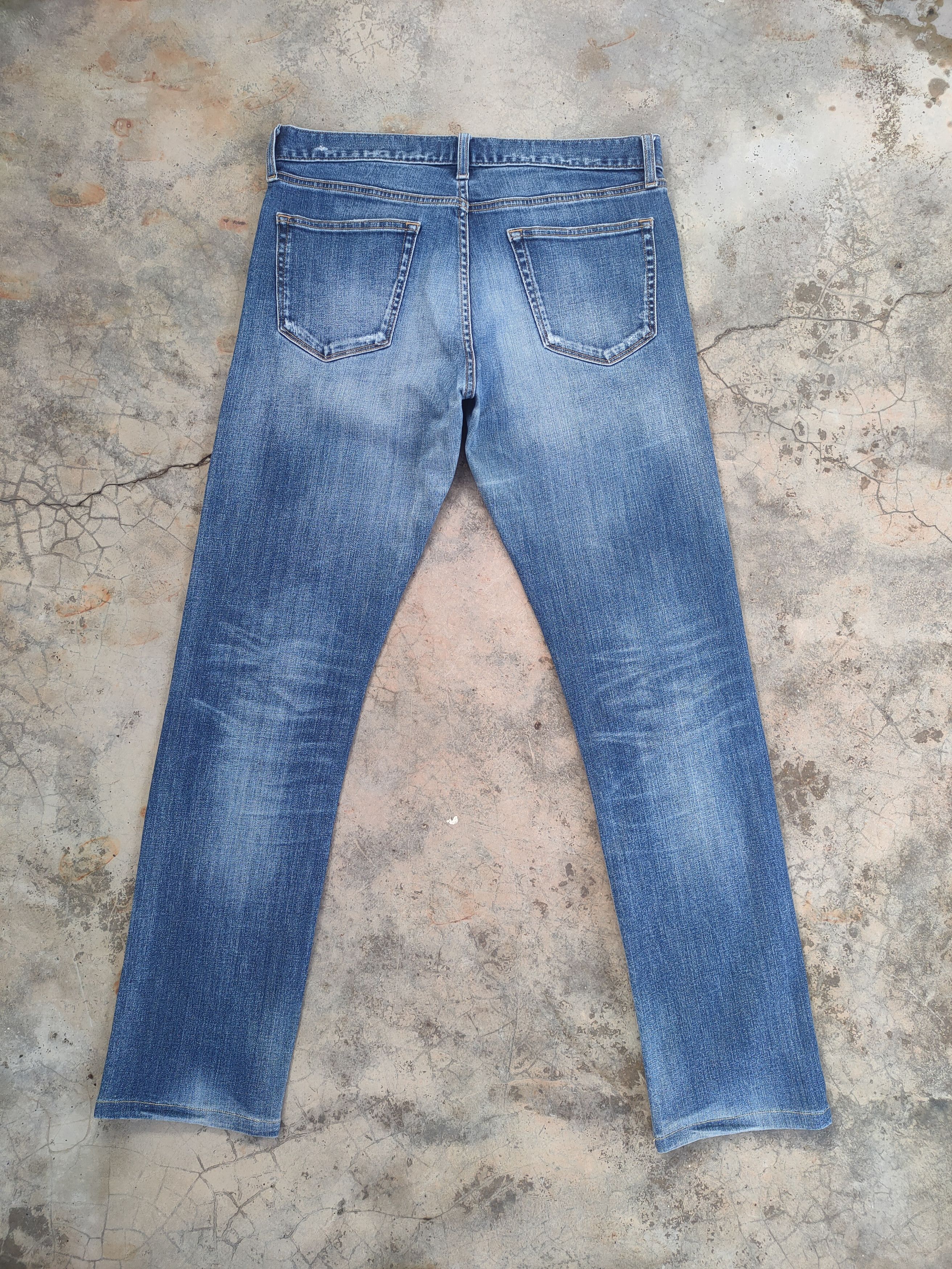 Japanese Brand W32 VINTAGE JAPANESE SKINNY FADED DISTRESSED JEANS PANTS Size US 32 / EU 48 - 8 Thumbnail