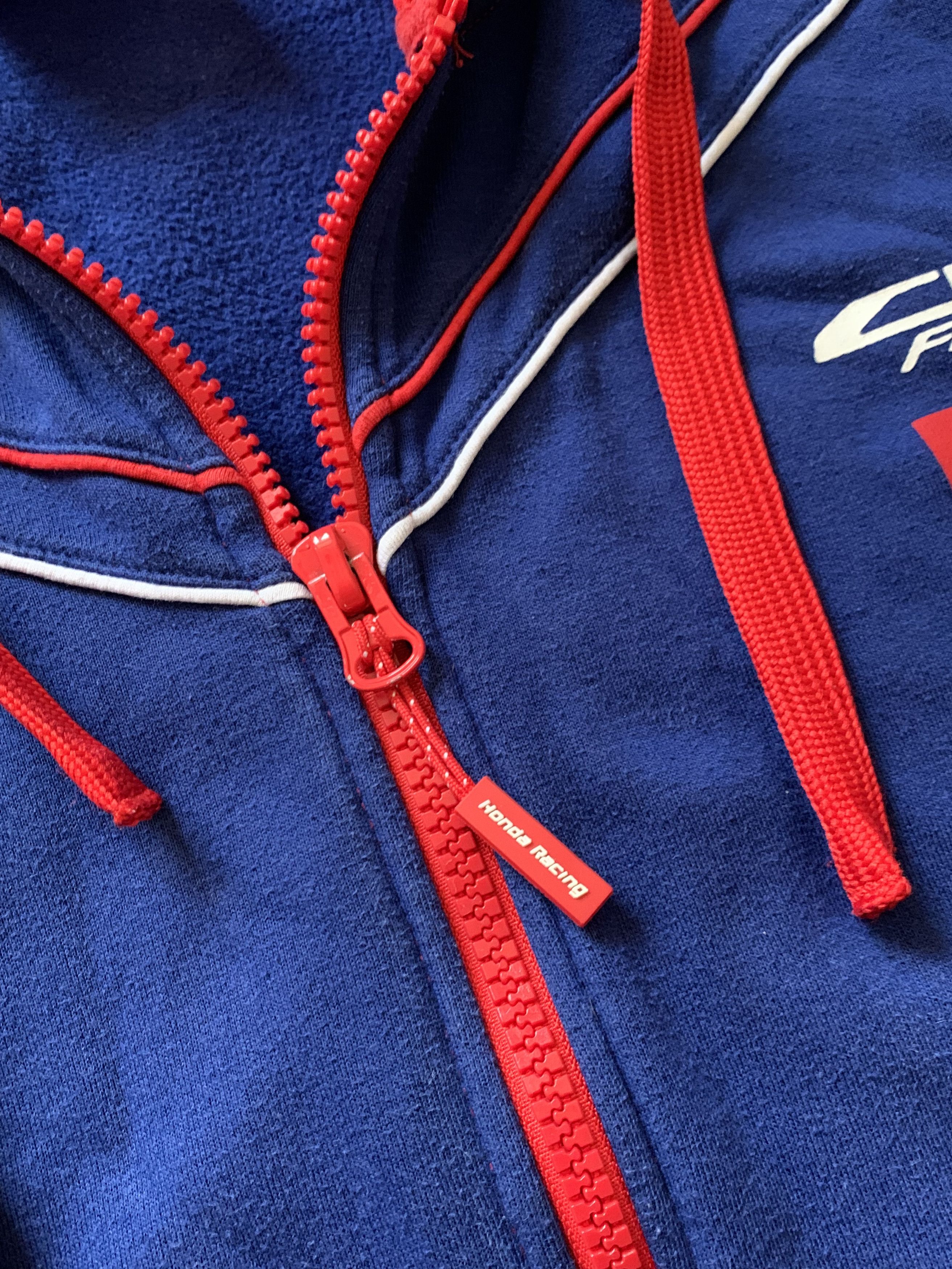 Honda × Vintage Vintage Honda Racing Team Zip Up Hoodie Jacket Size US M / EU 48-50 / 2 - 6 Thumbnail