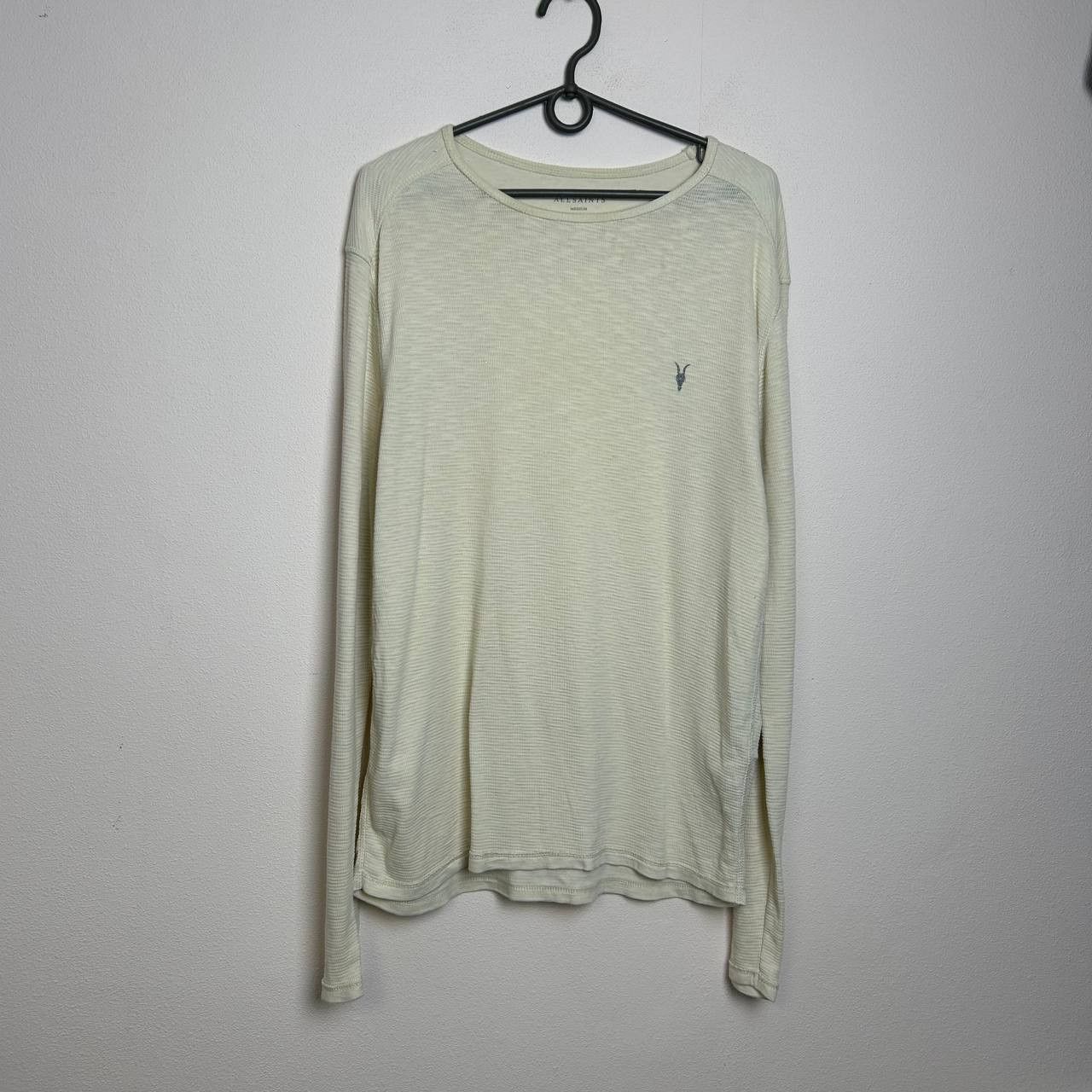 Allsaints Designer Allsaints small logo streetwear basic longsleeve Size US M / EU 48-50 / 2 - 1 Thumbnail
