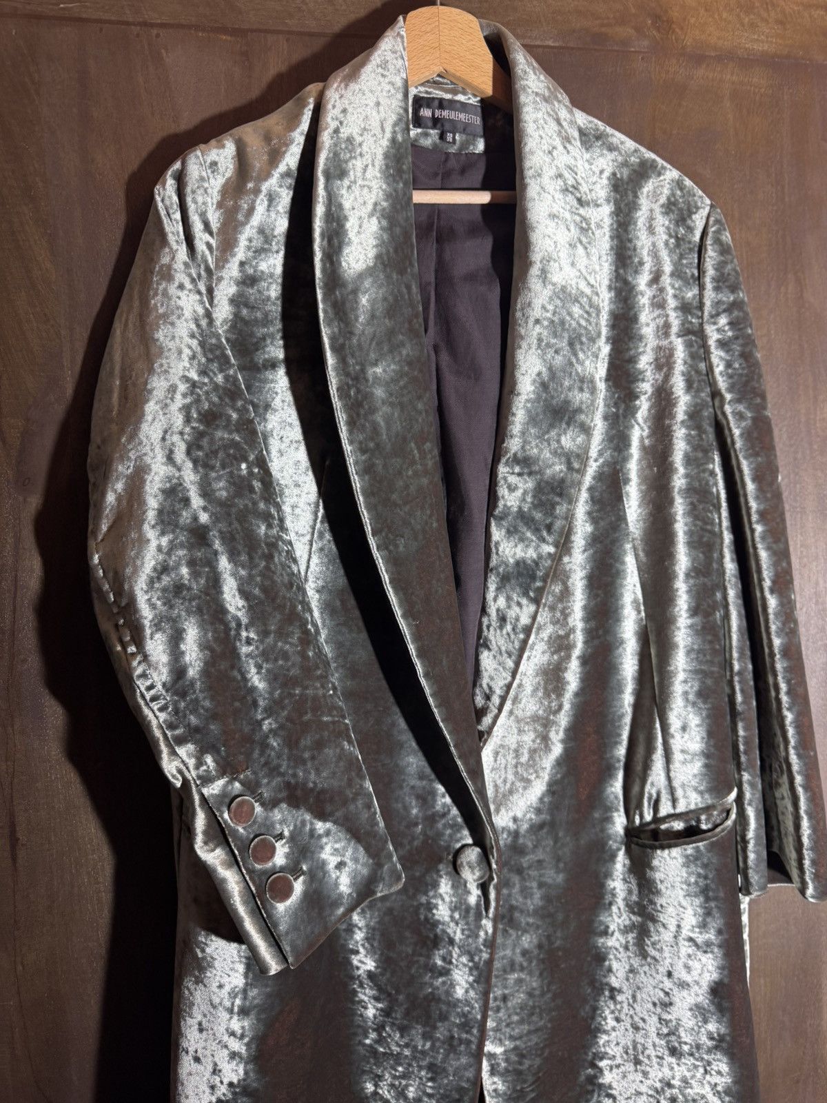 Ann Demeulemeester ann demeulemeester silver coat fw20 runway unisex XS 36 Size US XS / EU 42 / 0 - 12 Thumbnail