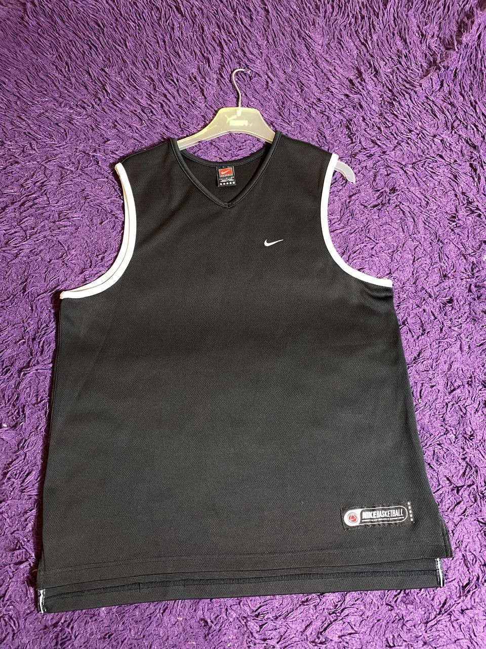Nike × Vintage 90s Nike Central Swoosh Vintage Y2K Oversized Retro T-Shirt Size US L / EU 52-54 / 3 - 3 Thumbnail