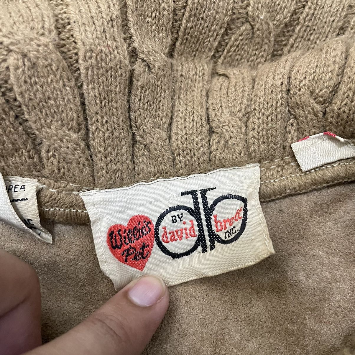 Genuine Leather × Vintage David Brett Suede Leather Long Jacket Size XS / US 0-2 / IT 36-38 - 6 Thumbnail