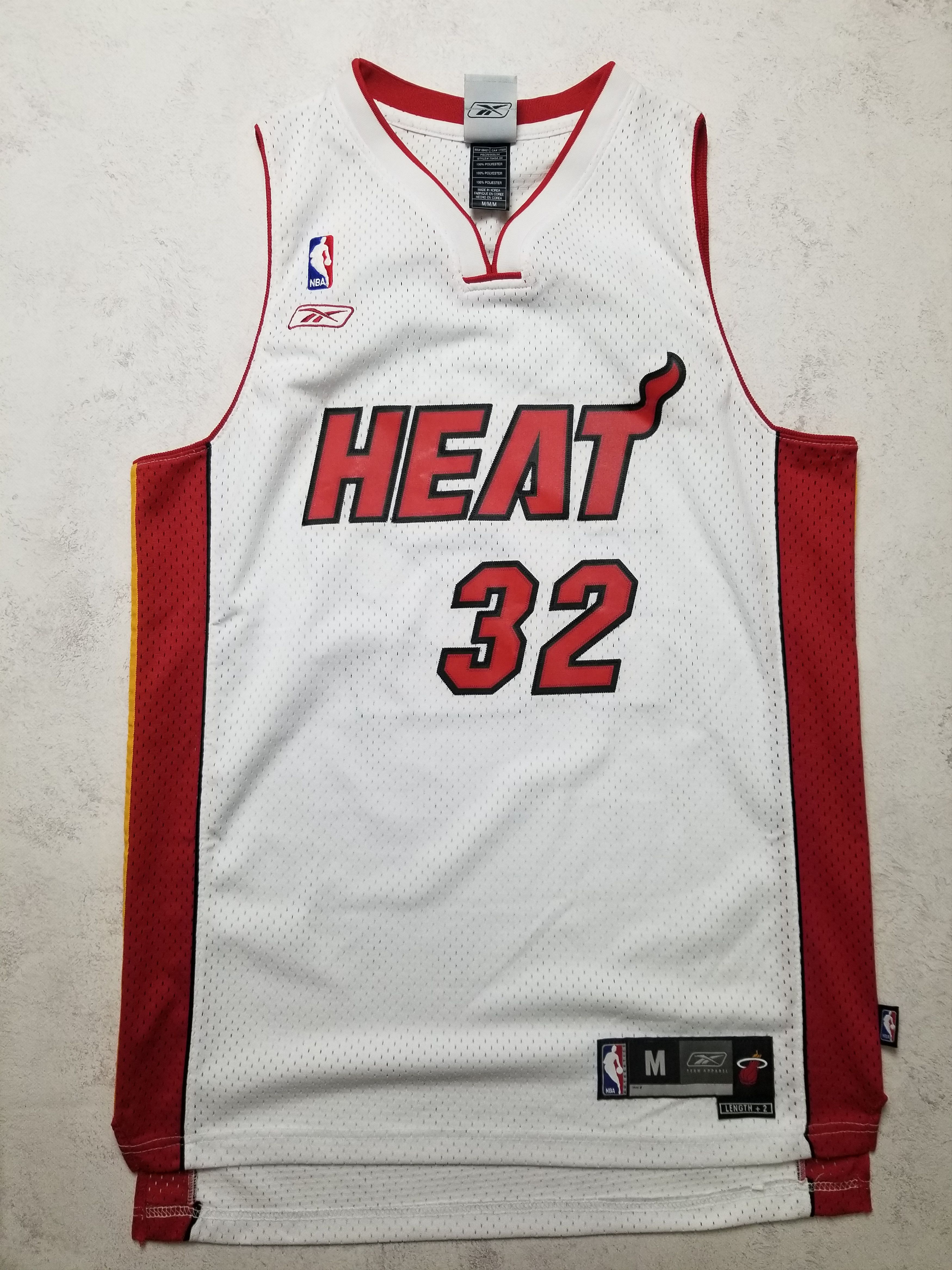 Reebok Vtg Miami Heat Shaquille O'Neal #32 Basketball NBA Jersey Size US M / EU 48-50 / 2 - 1 Thumbnail