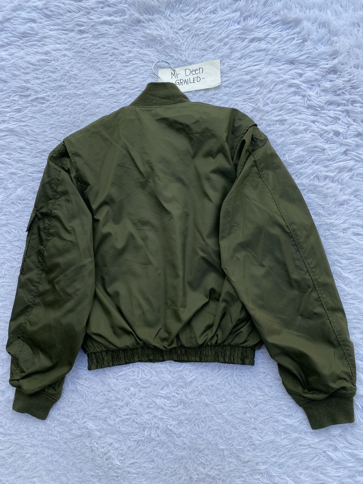 Avirex Vintage Scovill Green US Avirex Army Nylon Bomber Jacket Size US M / EU 48-50 / 2 - 18 Thumbnail