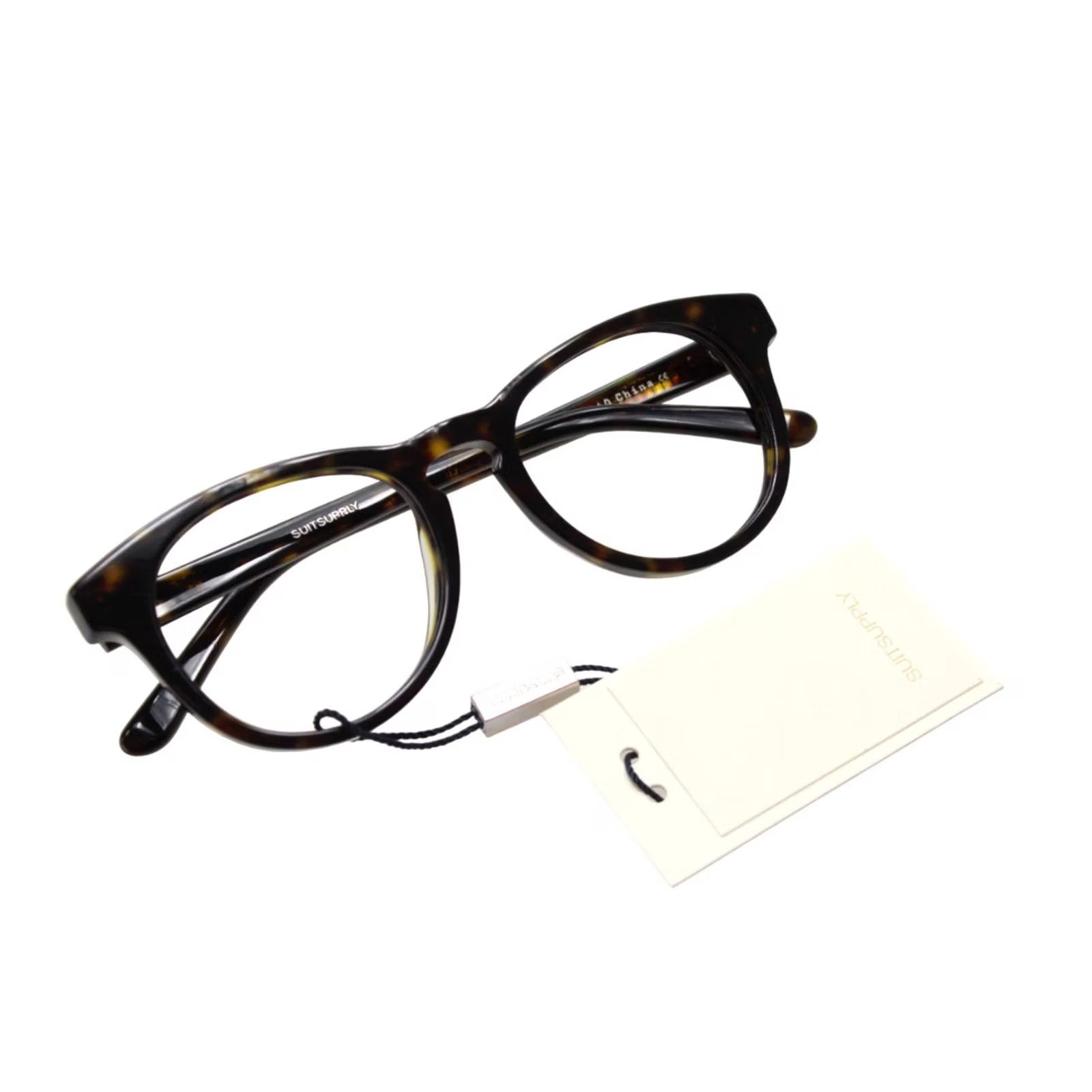 Suitsupply Suitsupply Lumiere Glasses Men's ONE SIZE Patterned Brown Logo Without Lenses Size ONE SIZE - 2 Thumbnail