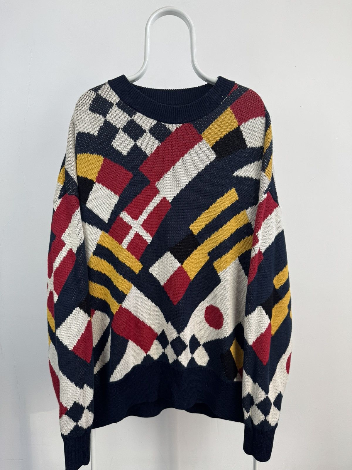 Gant Gant Multicolour Multi Flag C-Neck Sweater Size US XXL / EU 58 / 5 - 1 Thumbnail