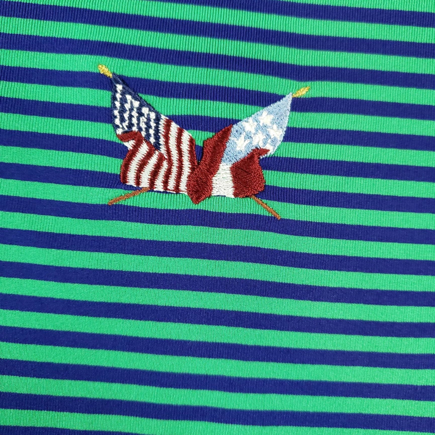 Ralph Lauren Polo Shirt Mens Large Blue Green Striped Short Sleeve Ralph Lauren RLX Size US L / EU 52-54 / 3 - 6 Thumbnail