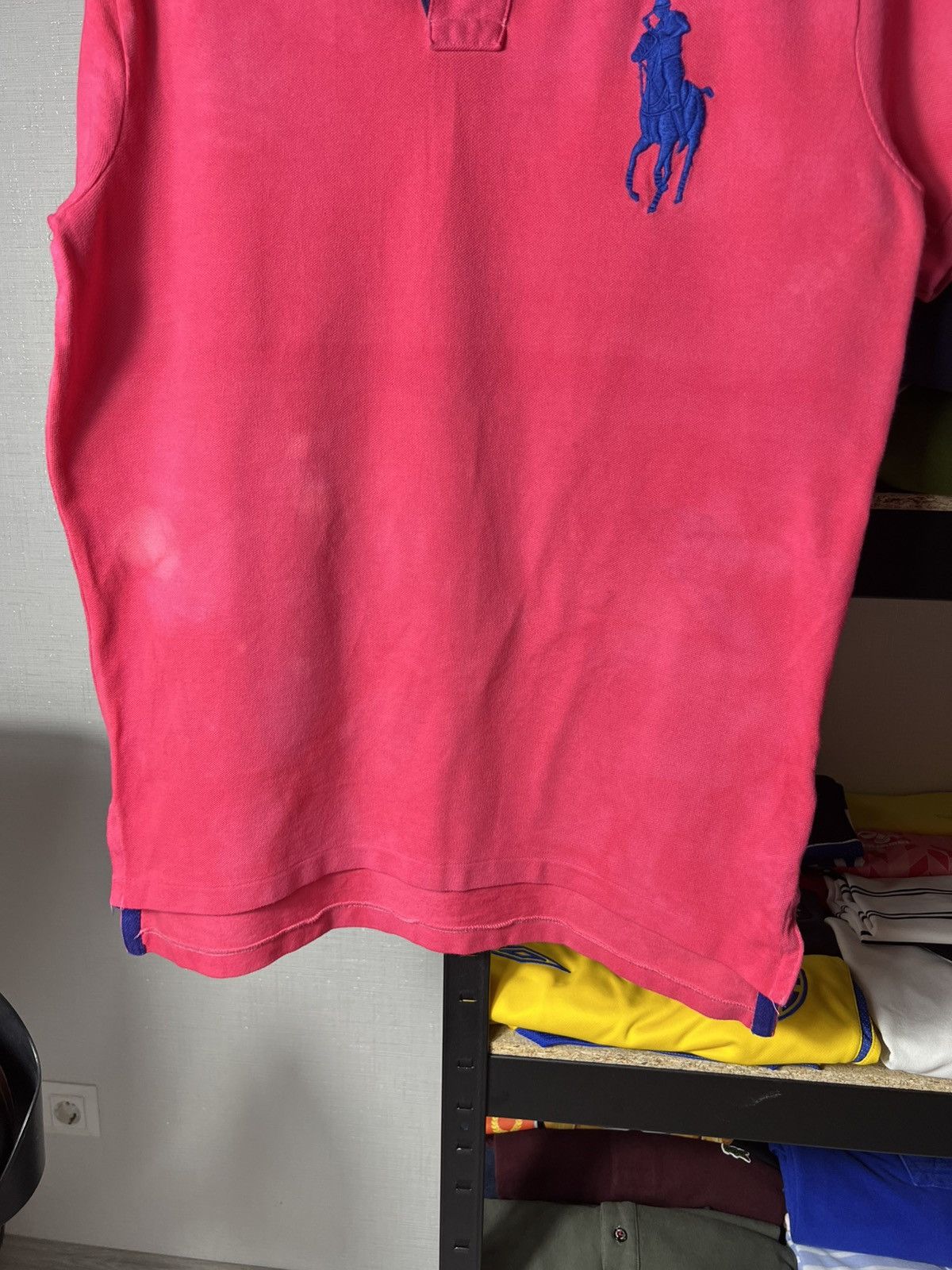 Polo Ralph Lauren Ralph Lauren Pink Polo Shirt M – Distressed / Faded Look Size US M / EU 48-50 / 2 - 5 Thumbnail