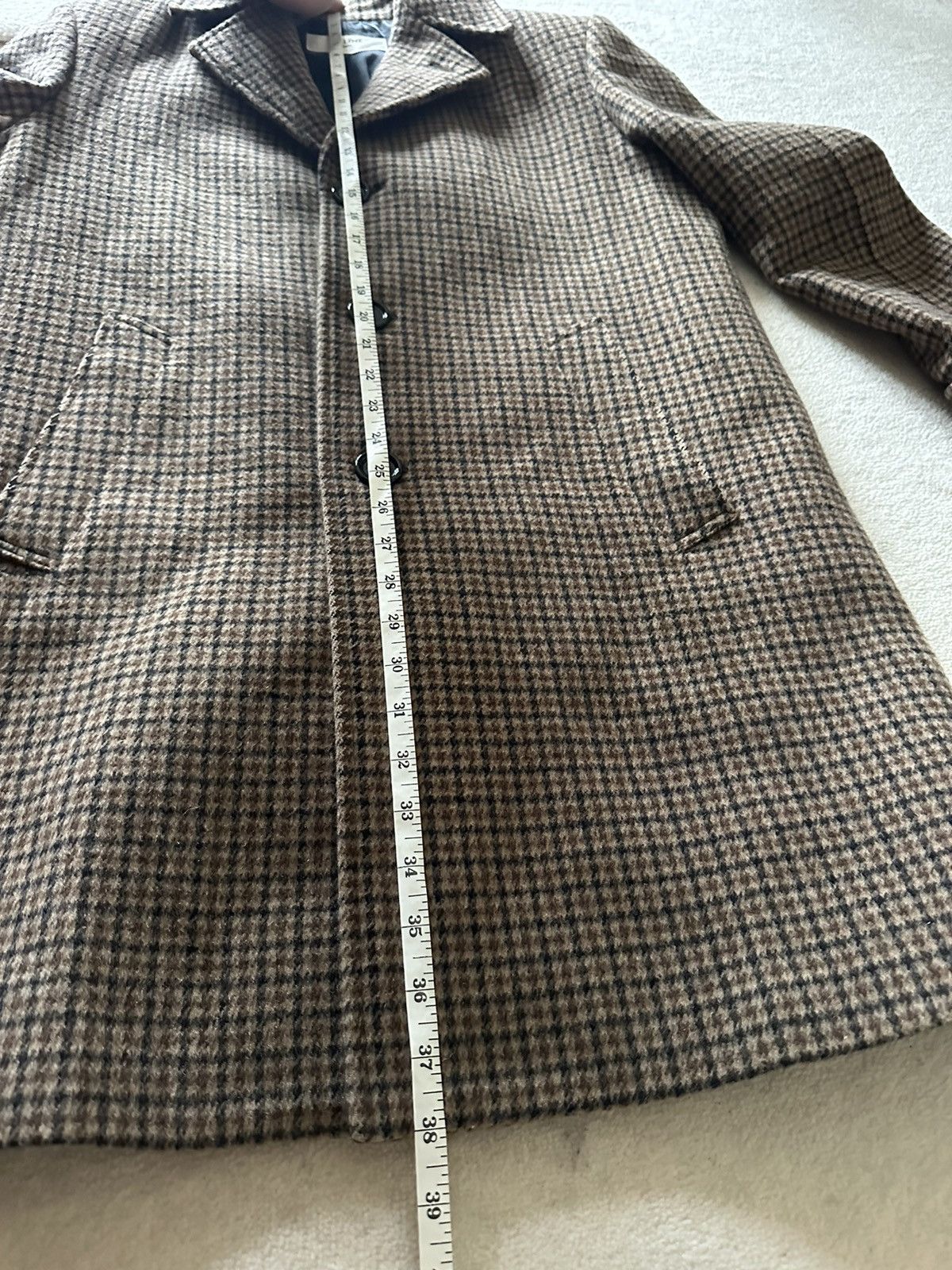 Celine FW19 Celine Pied de Poule Wool Max Coat Hedi Slimane Size US S / EU 44-46 / 1 - 9 Thumbnail