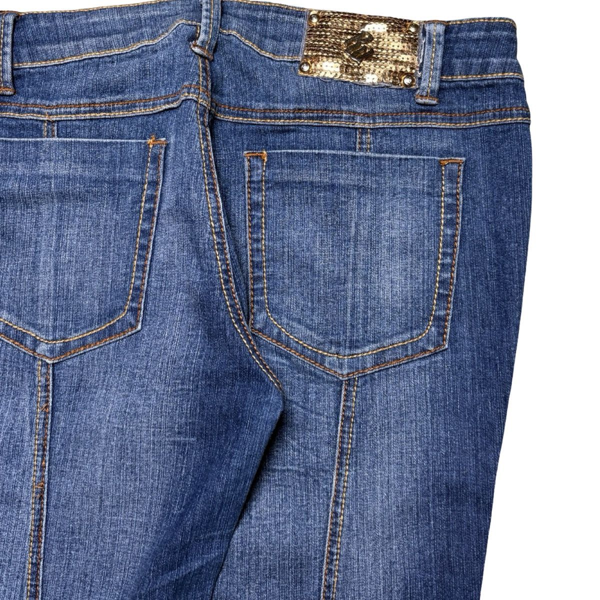 Rocawear Rocawear Jeans Womens 9 Blue Classic Embroidered Y2K 32 X 34 Size 32" / US 10 / IT 46 - 2 Thumbnail