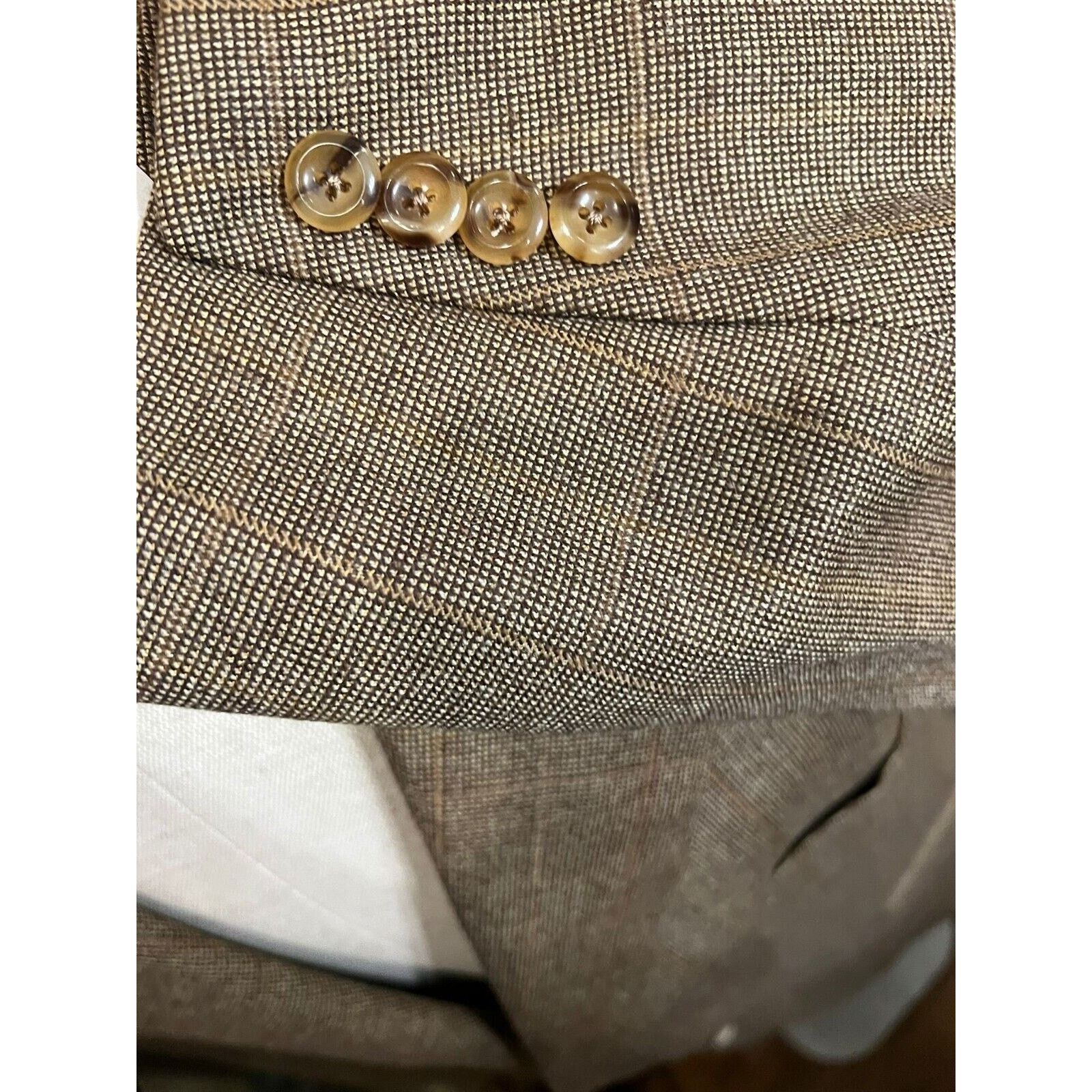 Oxxford Clothes Oxxford Brown Blazer Size 46R 100% New Zealand Merino Wool Size 46R - 2 Thumbnail