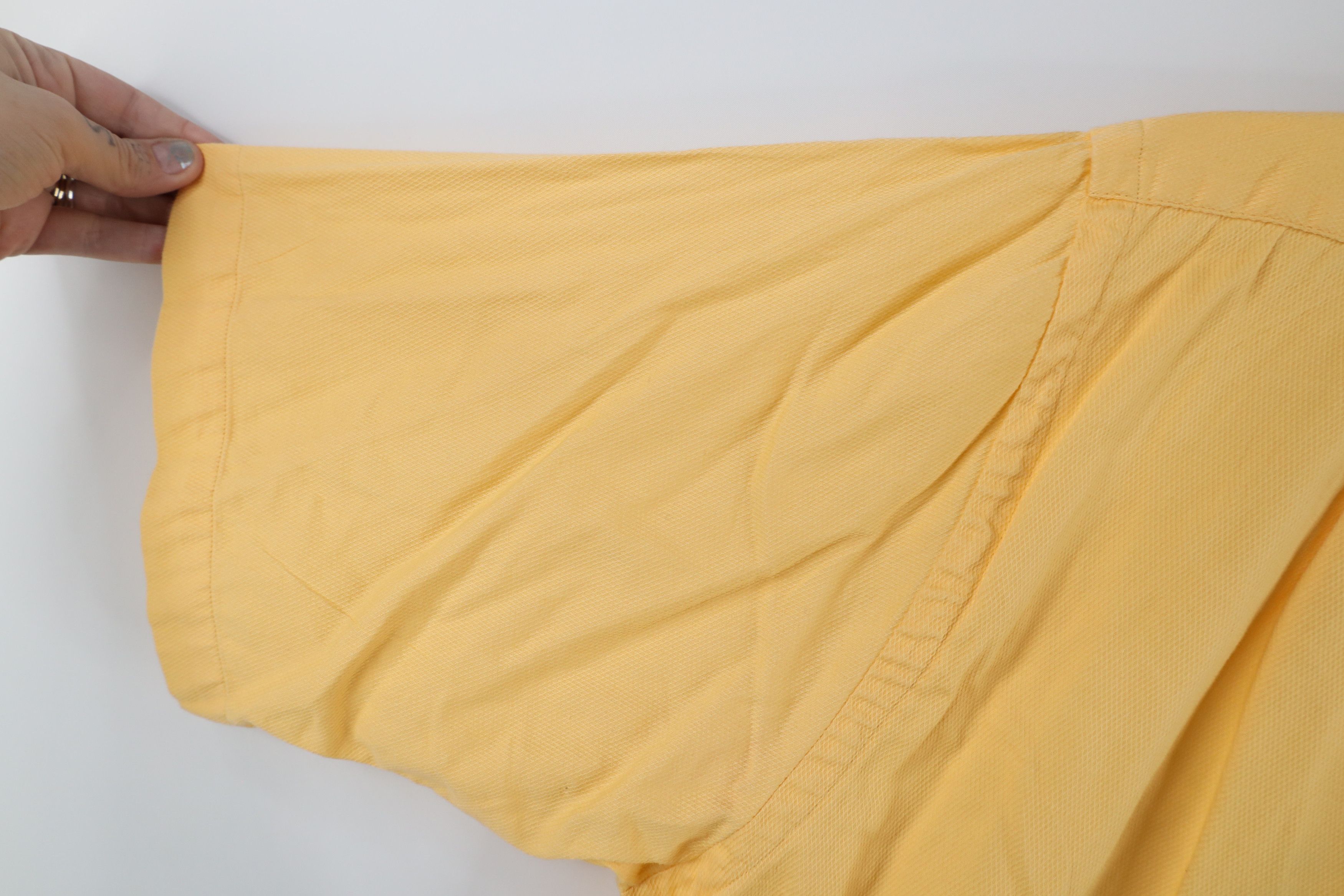 Nautica × Vintage Vintage 90s Nautica Spell Out Golf Short Sleeve Button Shirt Size US L / EU 52-54 / 3 - 7 Thumbnail