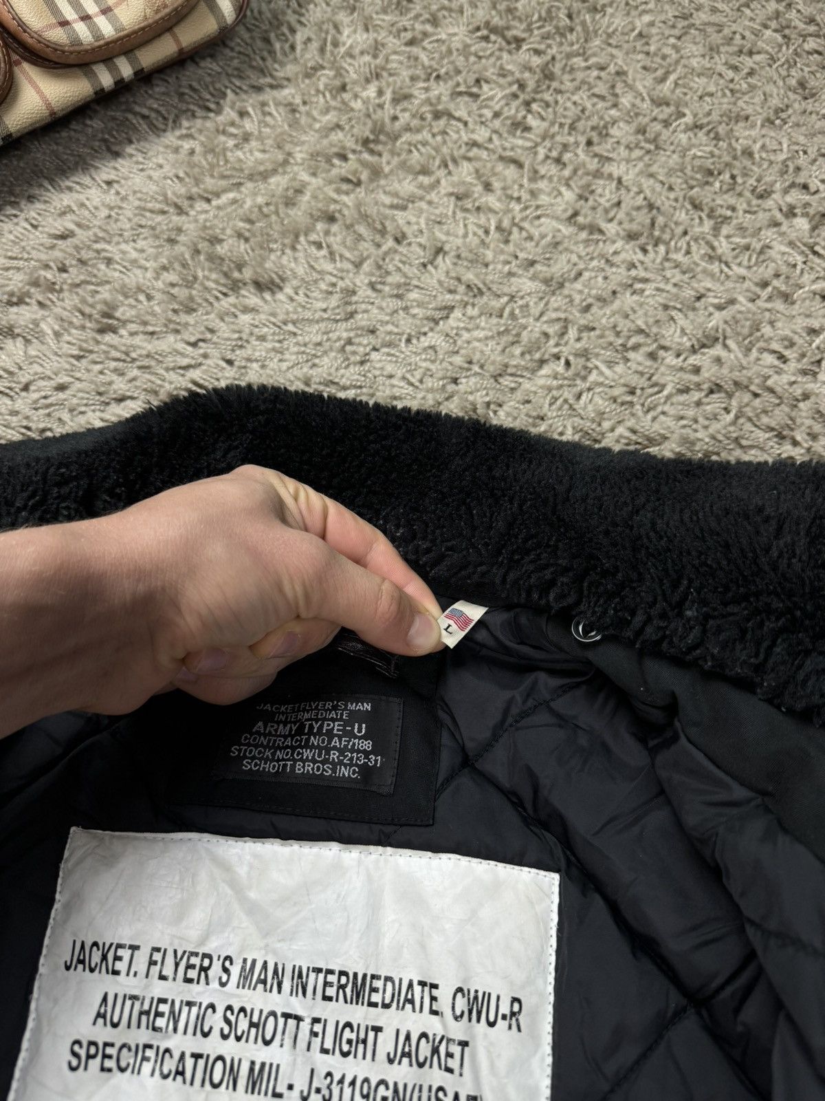 Schott Vintage bomber jacket Schott USA original casual item Size US L / EU 52-54 / 3 - 7 Thumbnail