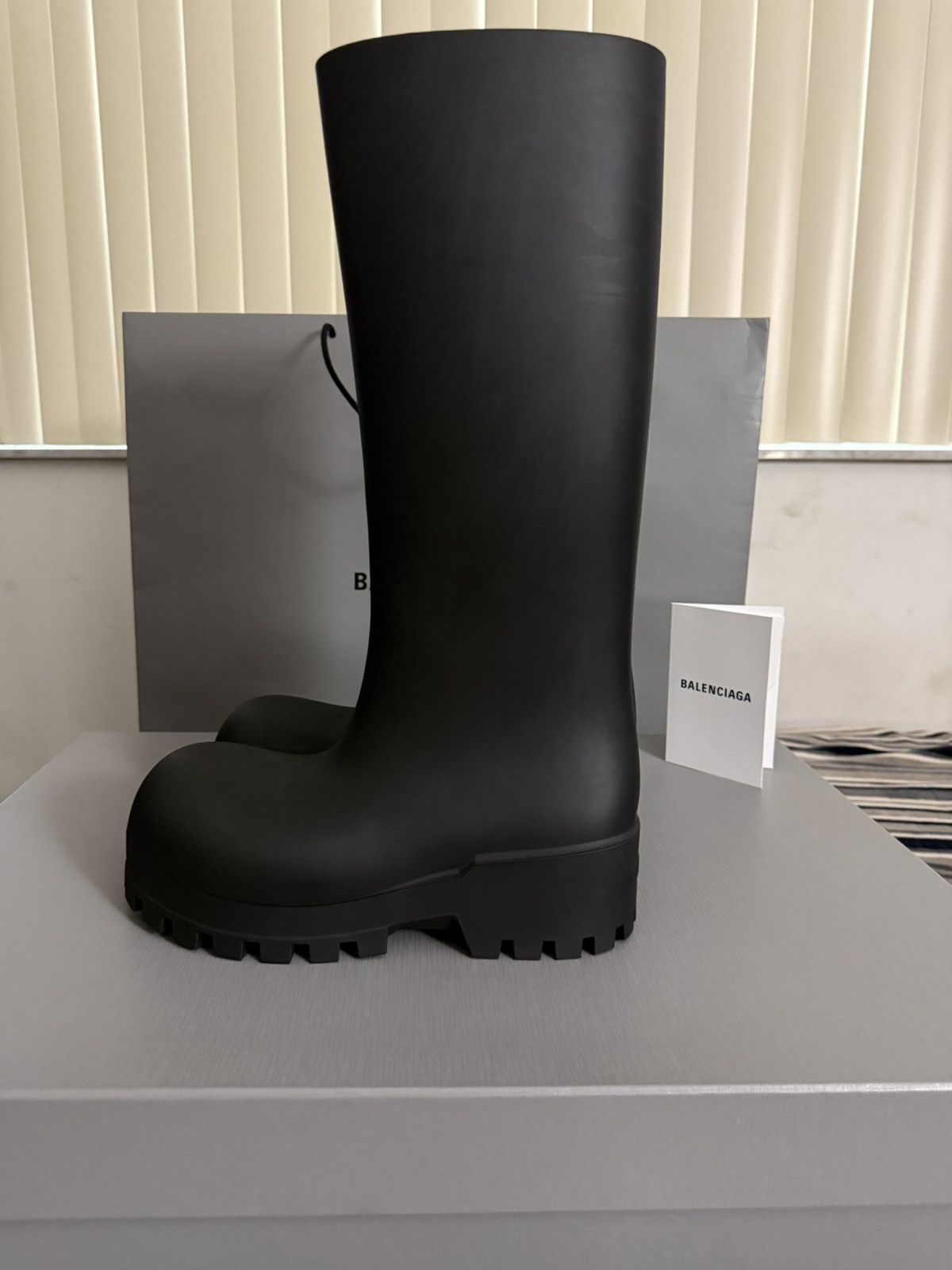 Balenciaga Bulldozer Rainboots Size US 10 / IT 40 - 4 Thumbnail