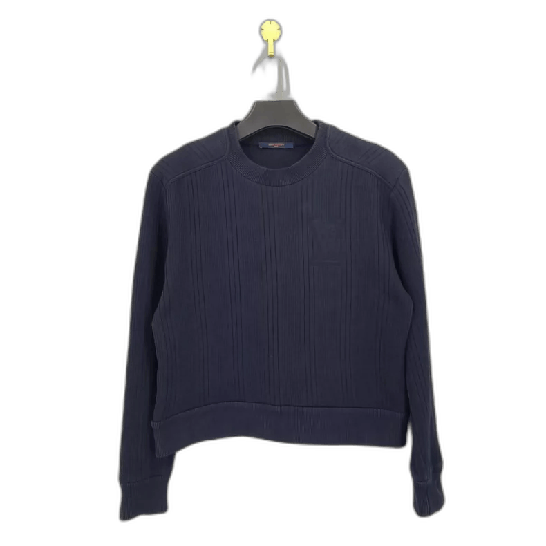 Louis Vuitton Louis Vuitton Logo Sweatshirt in Dark Pattern Size US M / EU 48-50 / 2 - 1 Thumbnail