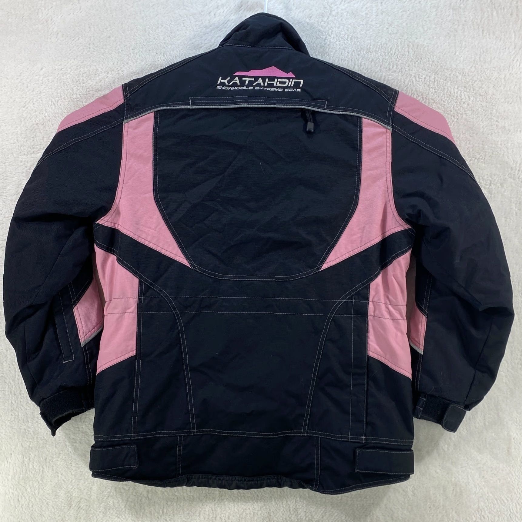 Pinko Katahdin Womens L Large Black Pink Snowmobile Jacket Coat Full Zip - RegulaR Outer Gear Coat/Jacket - Womens Size L / US 10 / IT 46 - 2 Thumbnail